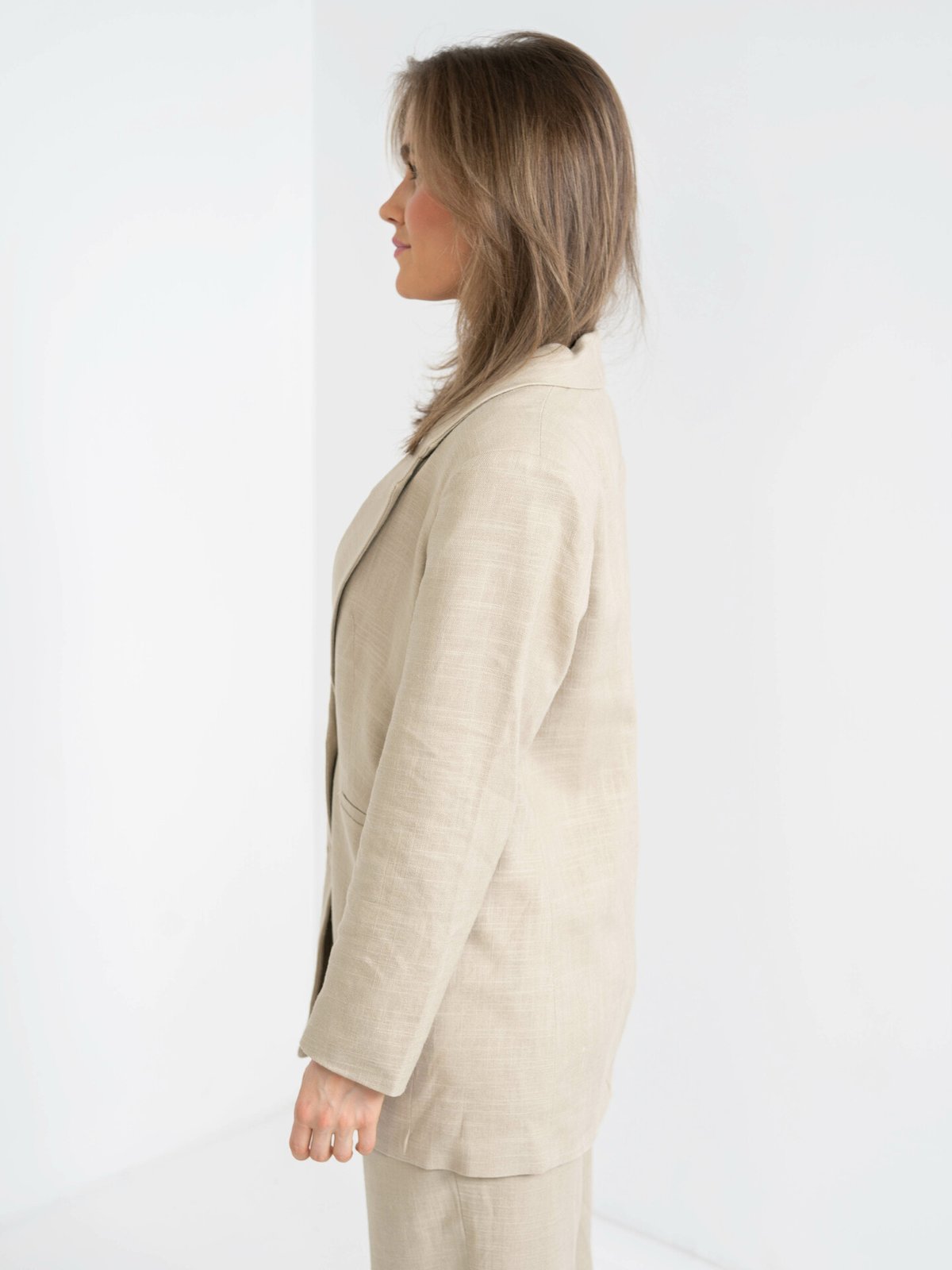 Y.A.S Isma 7/8 Blazer Plaza Taupe