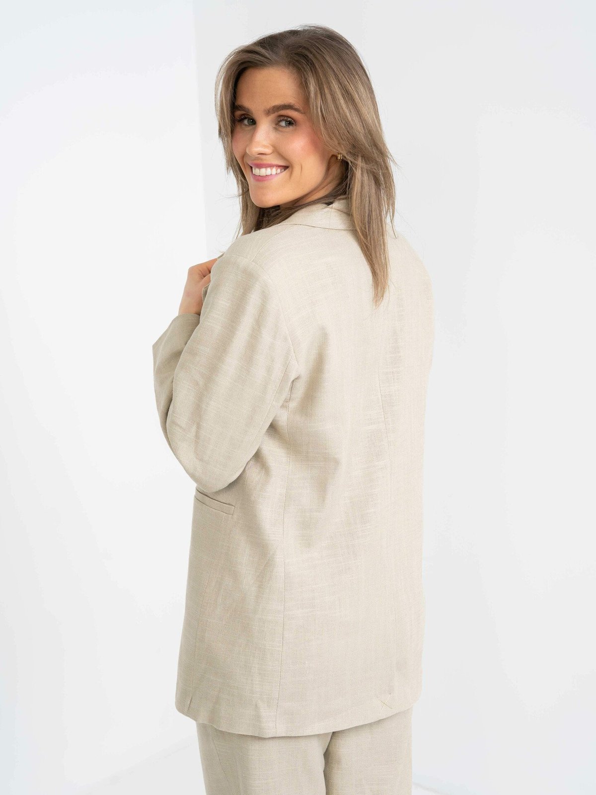Y.A.S Isma 7/8 Blazer Plaza Taupe