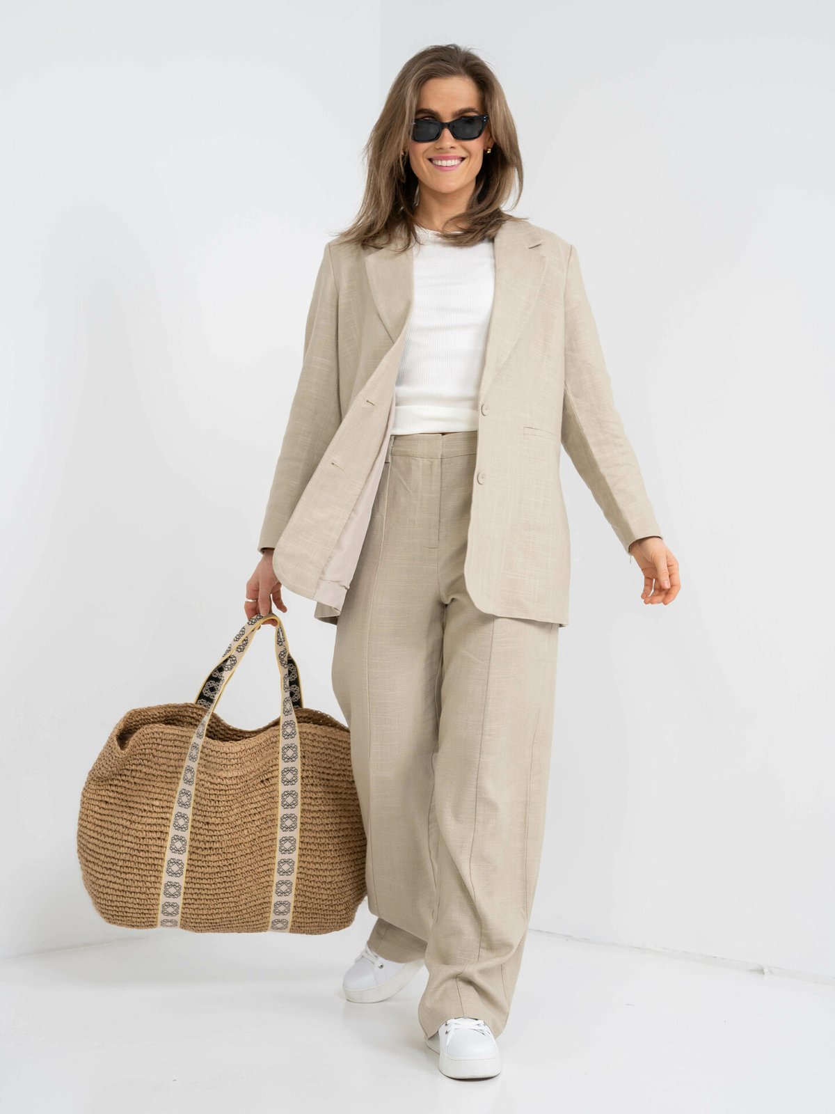 Y.A.S Isma 7/8 Blazer Plaza Taupe