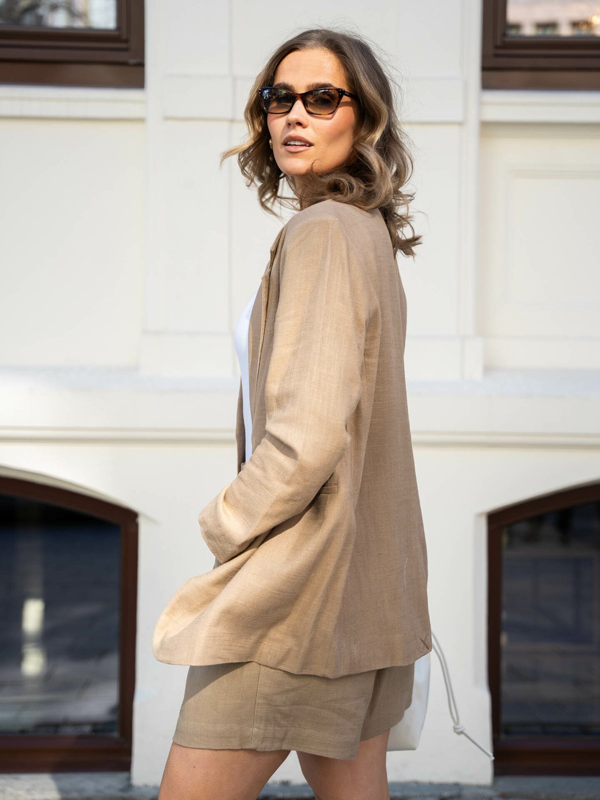 Y.A.S Isma 7/8 Blazer Tannin