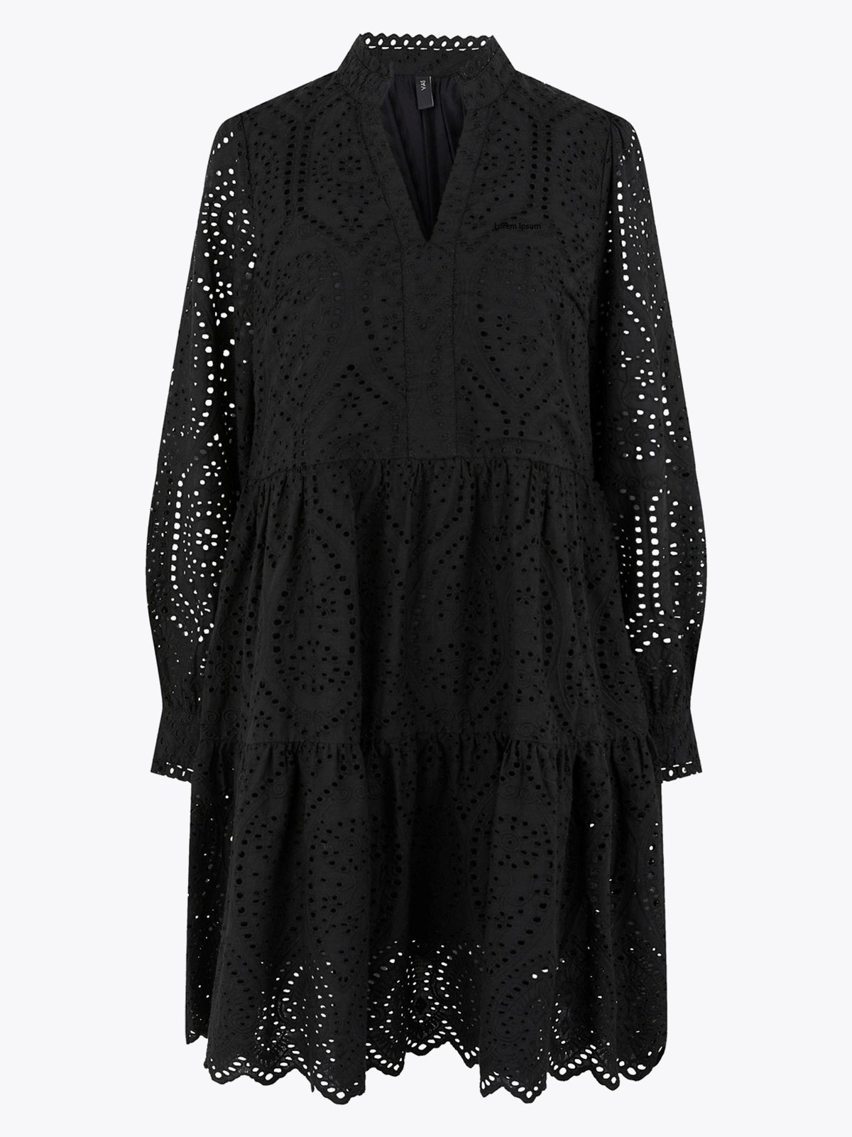 Y.A.S Holi Long Sleeve Dress Black