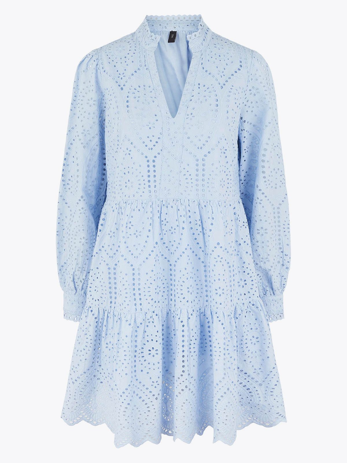 Y.A.S Holi Long Sleeve Dress Kentucky Blue