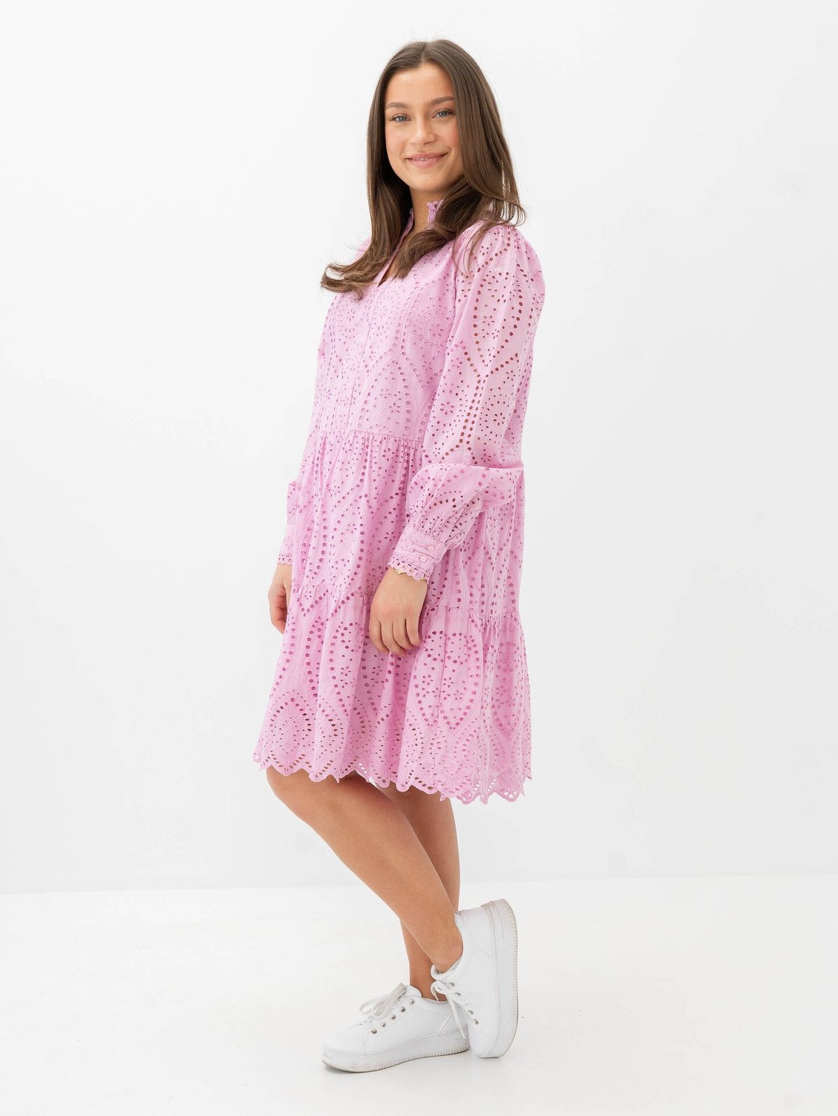Y.A.S Holi Long Sleeve Dress Pastel Lavender