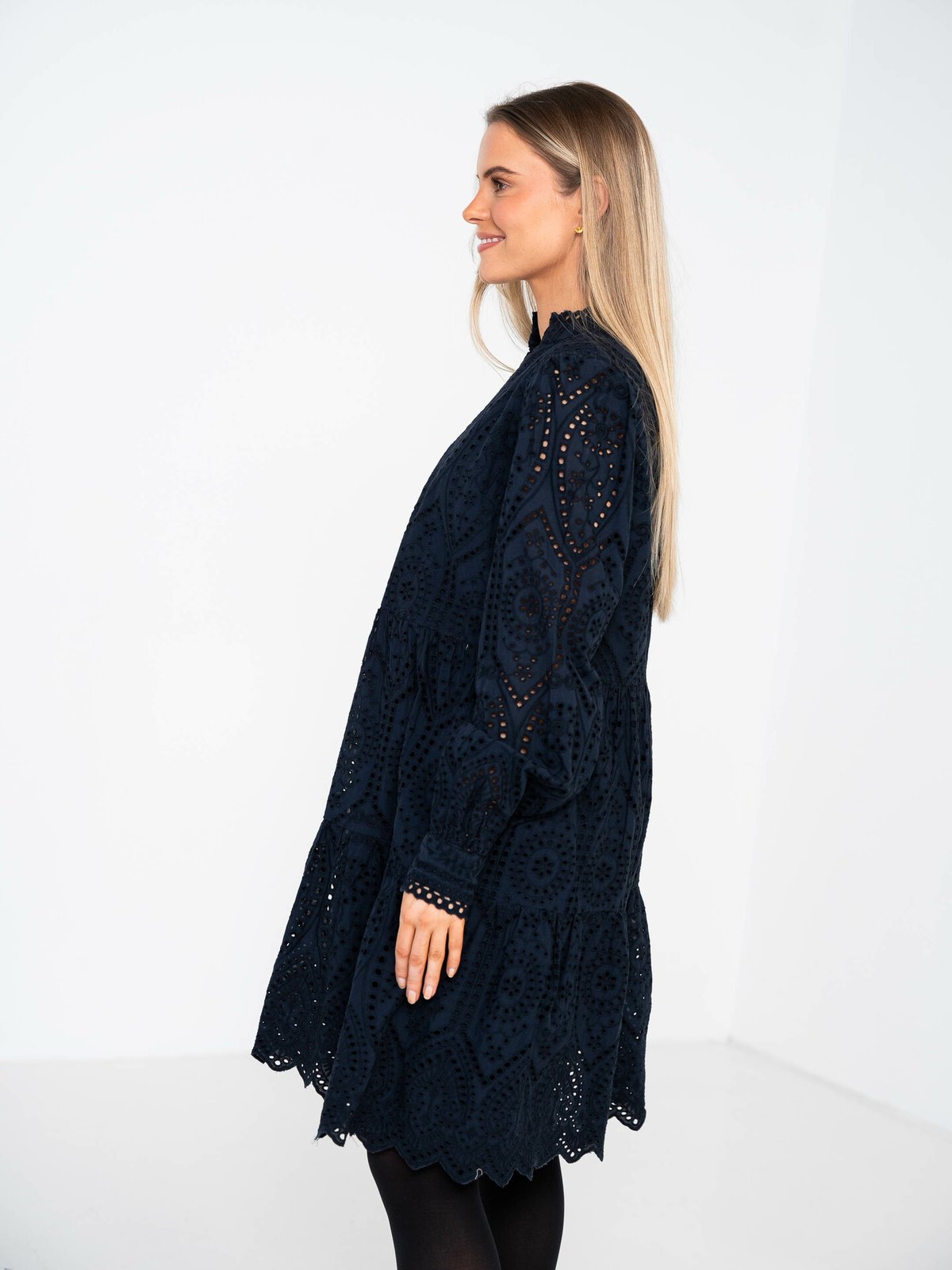 Y.A.S Holi Long Sleeve Dress Sky Captain