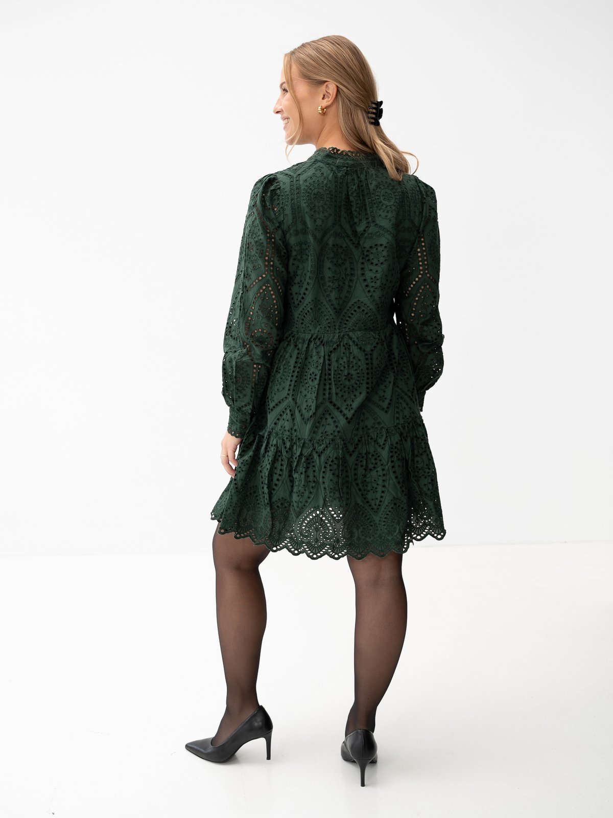 Y.A.S Holi Long Sleeve Dress Sycamore