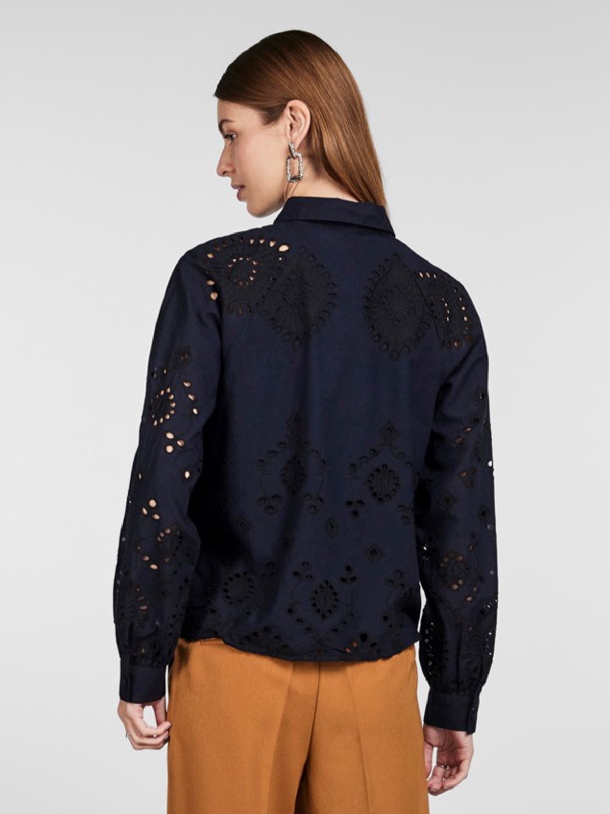 Y.A.S Oma Long Sleeve Shirt Sky Captain