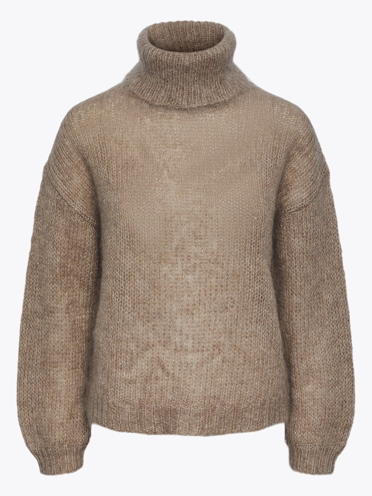 Y.A.S Lambi Long Sleeve Knit Rollneck Fungi
