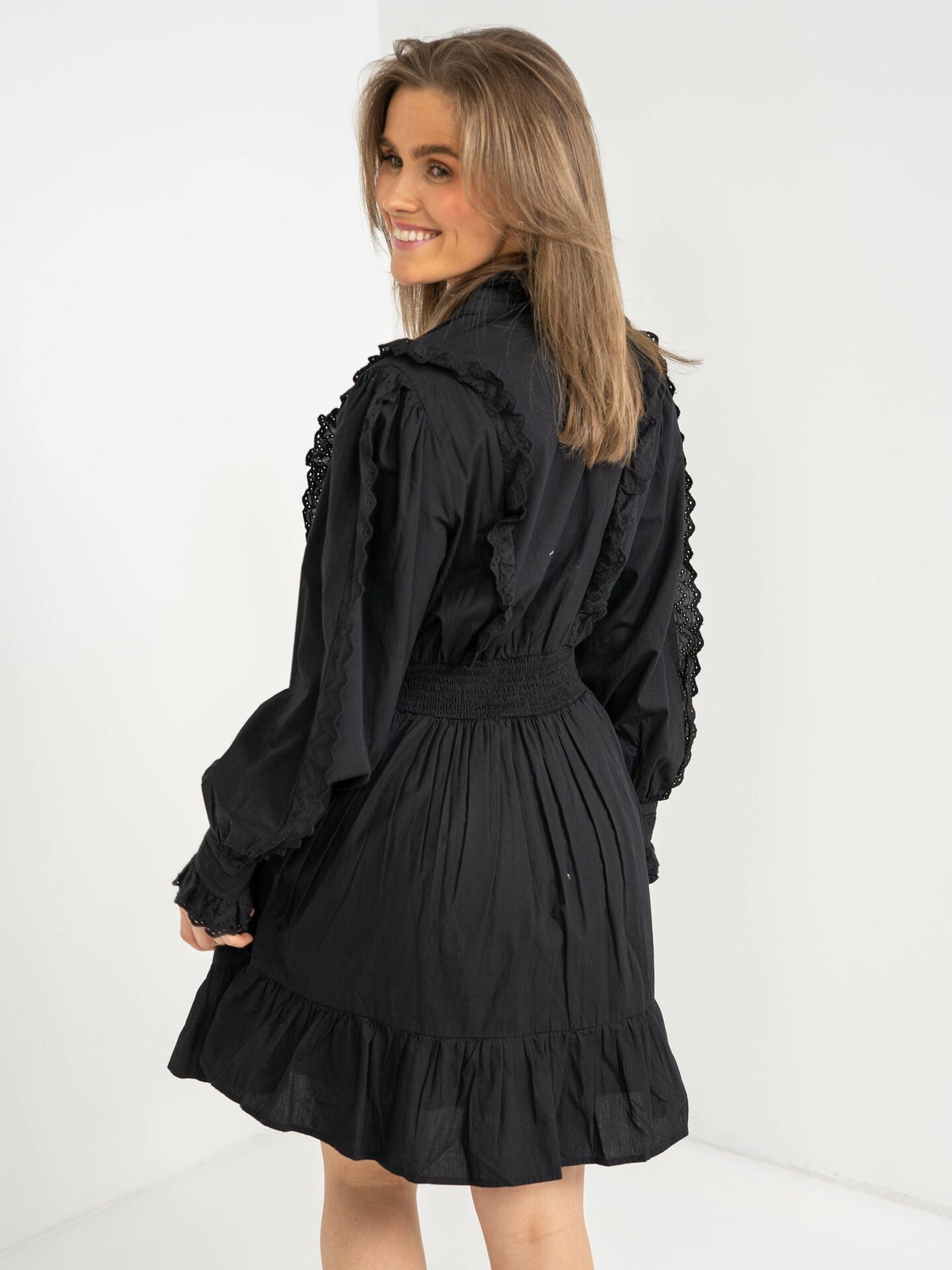 Y.A.S Siv Long Sleeve Dress Black