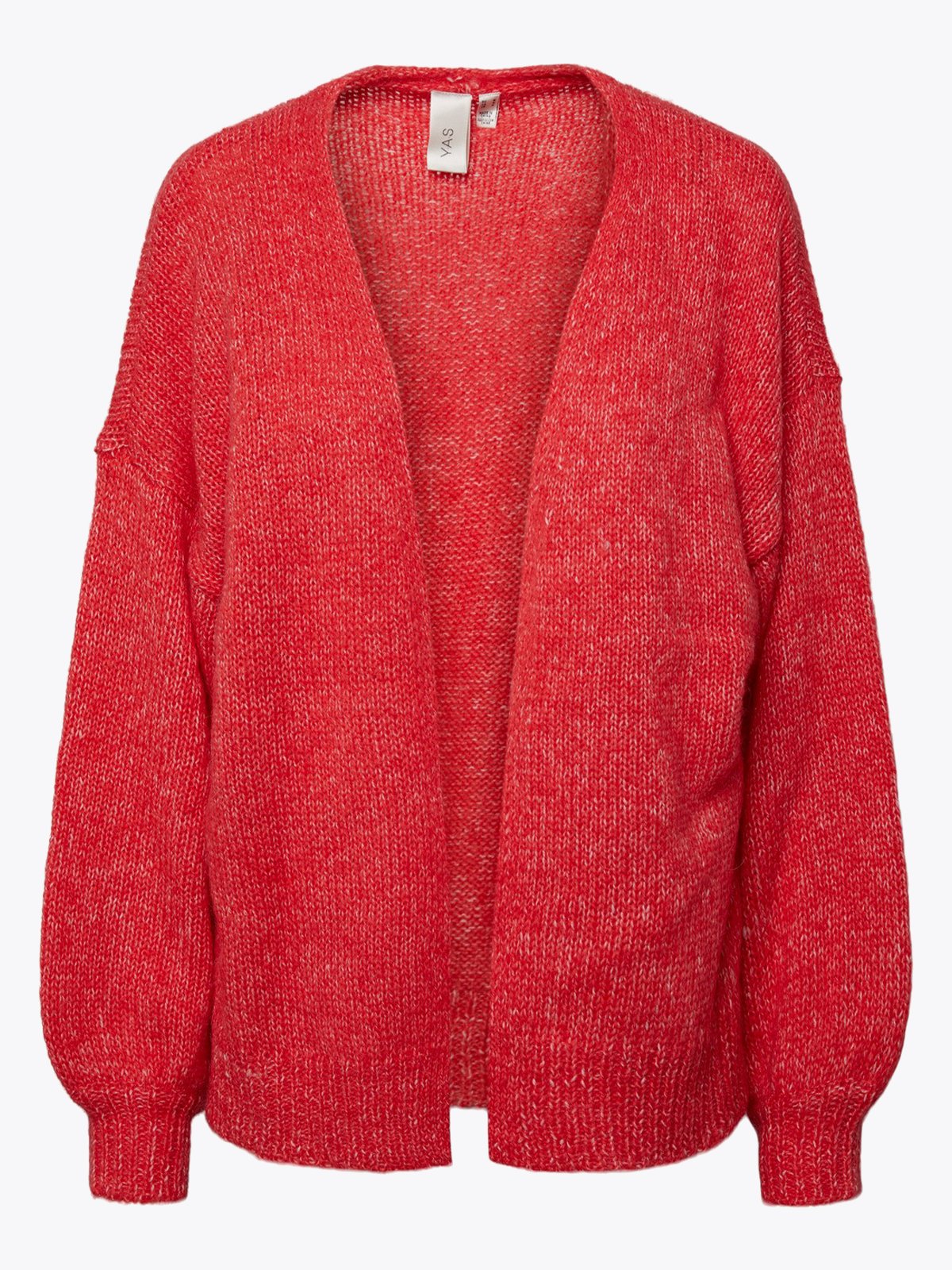 Y.A.S Livi Long Sleeve Knit Cardigan Bittersweet