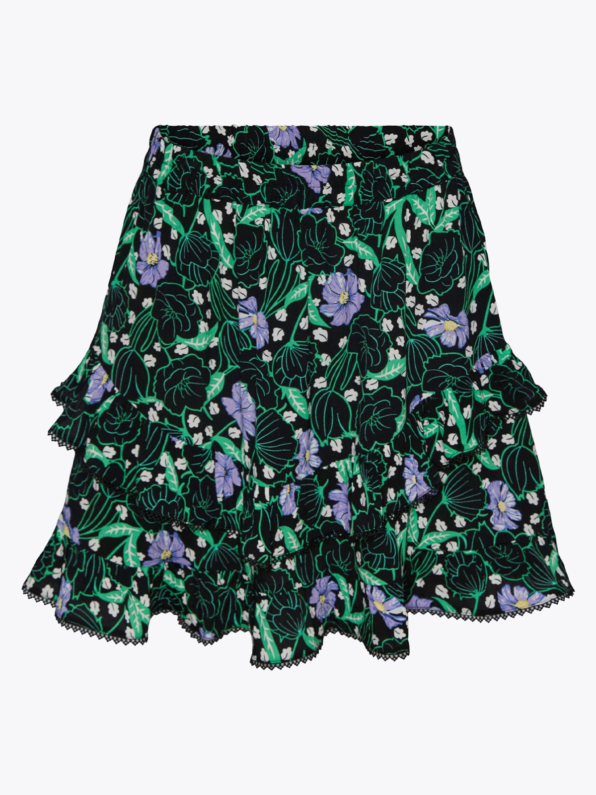 Y.A.S Katyra High Waist Skirt Black