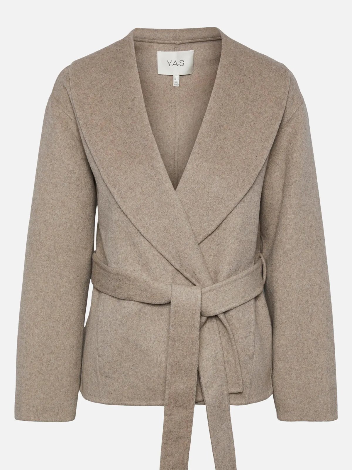 Y.A.S Alima Handmade Wool Mix Jacket Fungi