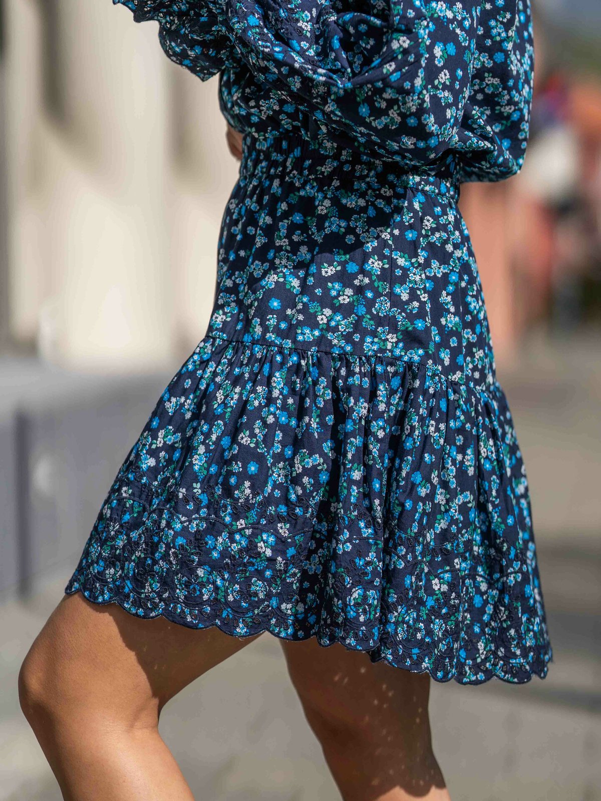 Y.A.S Ziggy High Waist Skirt Navy blue