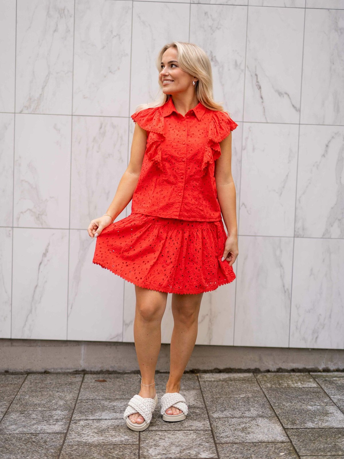 Y.A.S Jimbo Short Sleeve Shirt Bittersweet