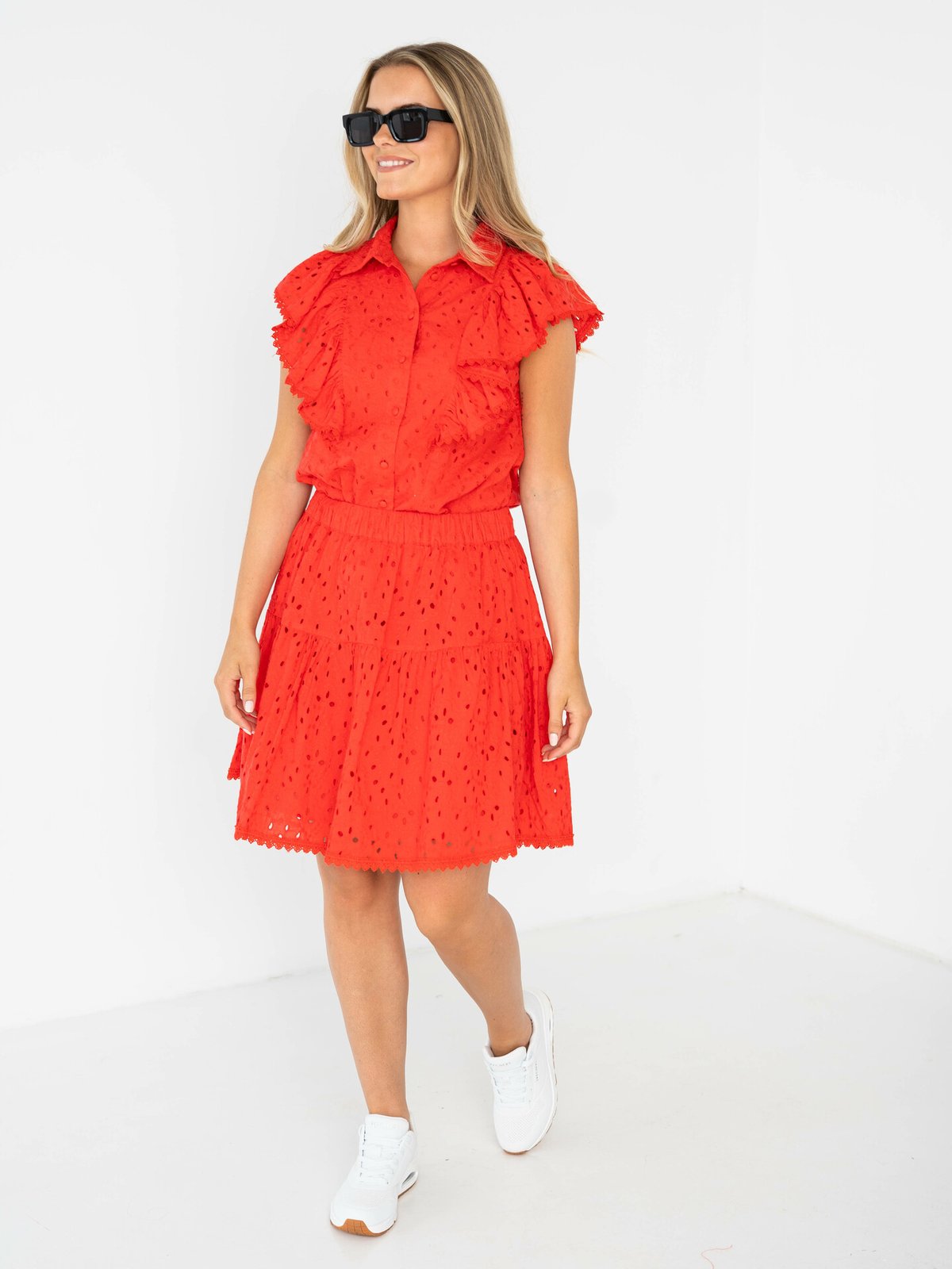 Y.A.S Jimbo Short Sleeve Shirt Bittersweet