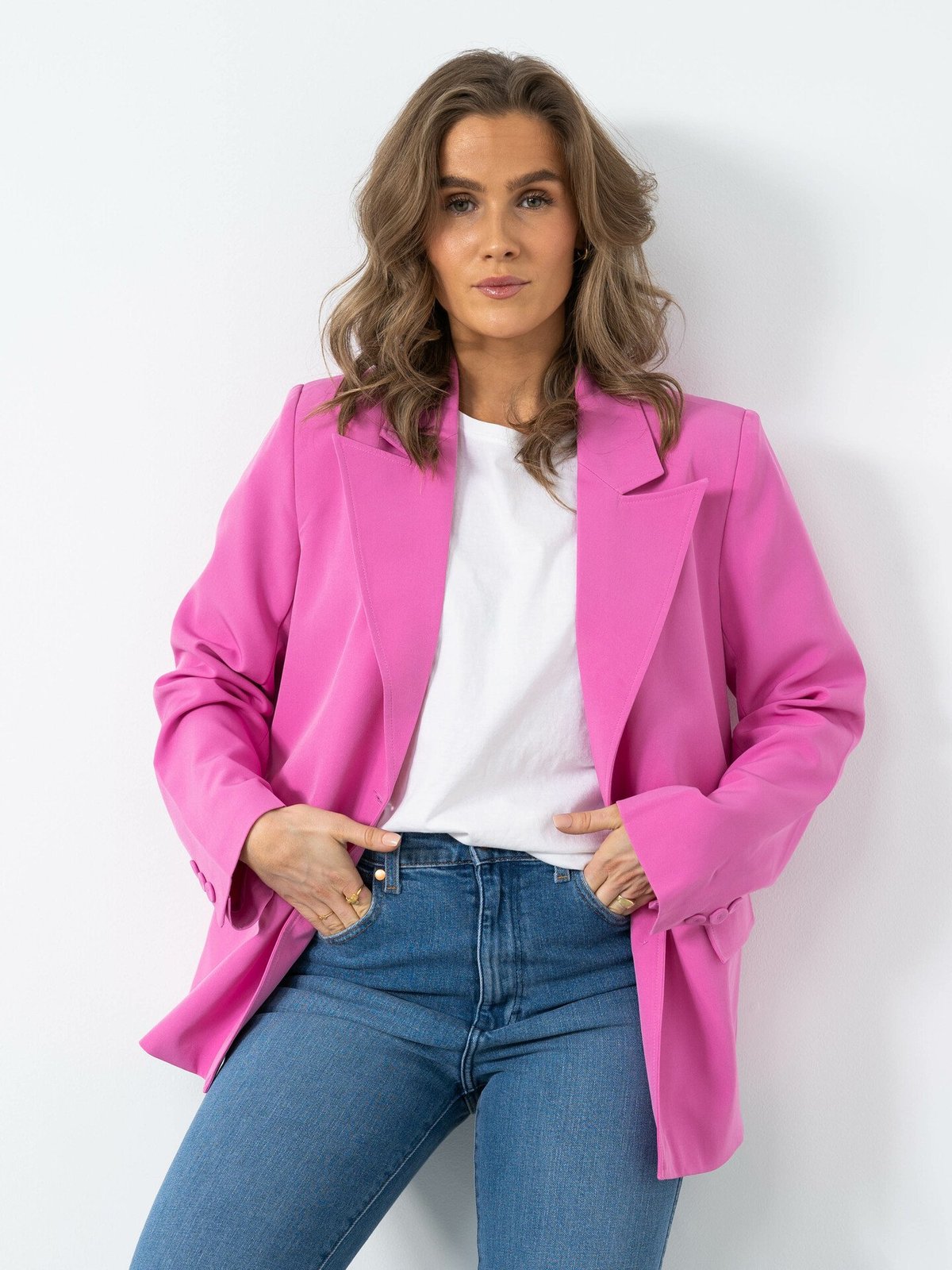 Y.A.S Aza 7/8 Blazer Phlox Pink