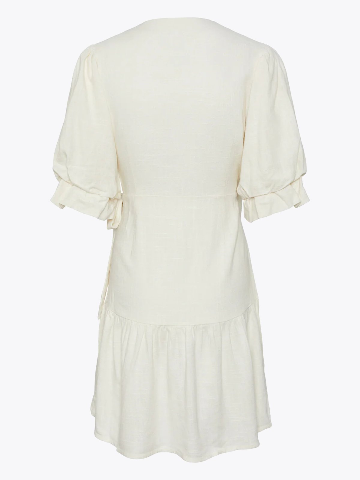 Y.A.S Prima 2/4 Wrap Dress Star White
