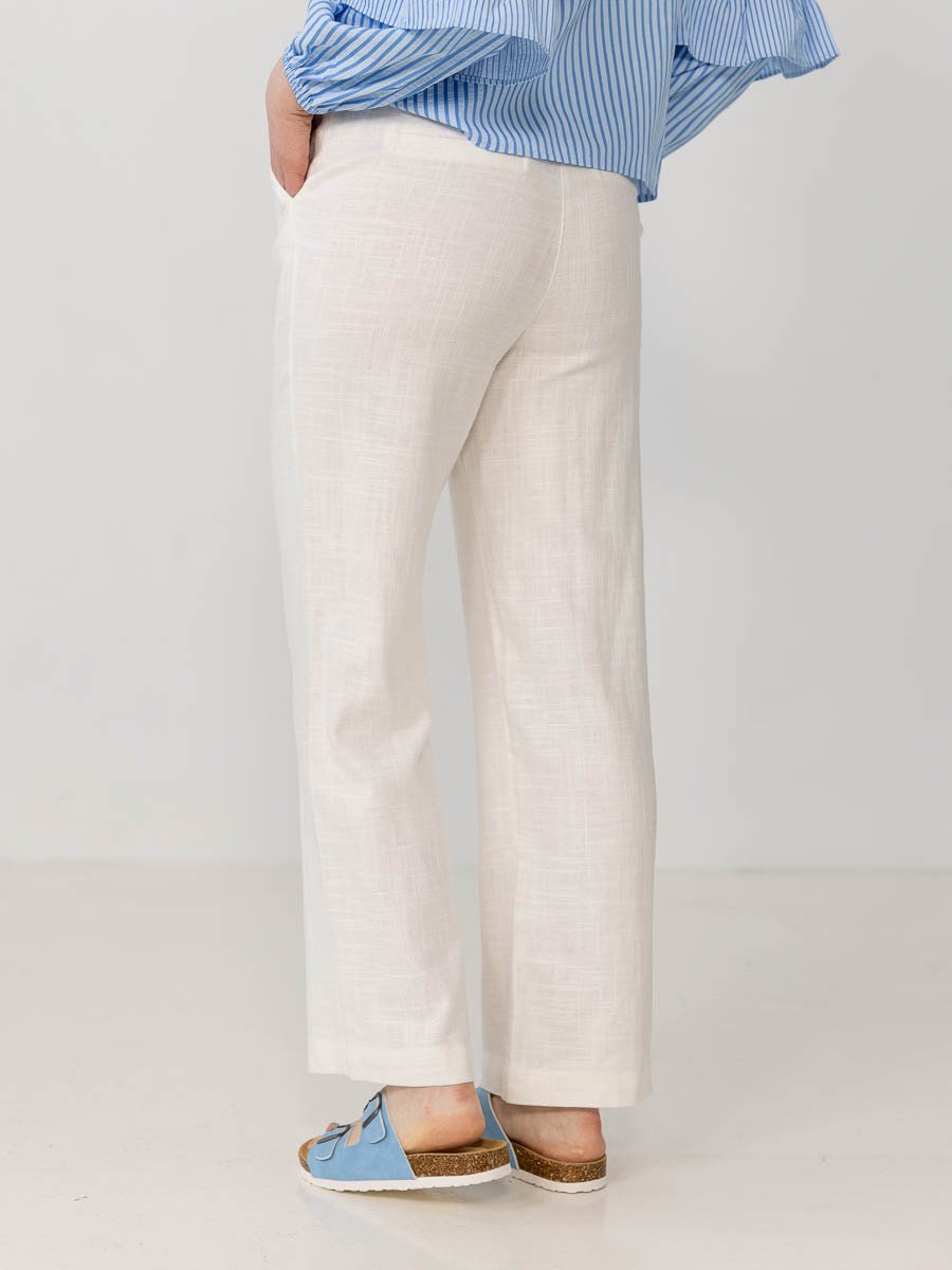 Y.A.S Isma High Waist Pants Star White