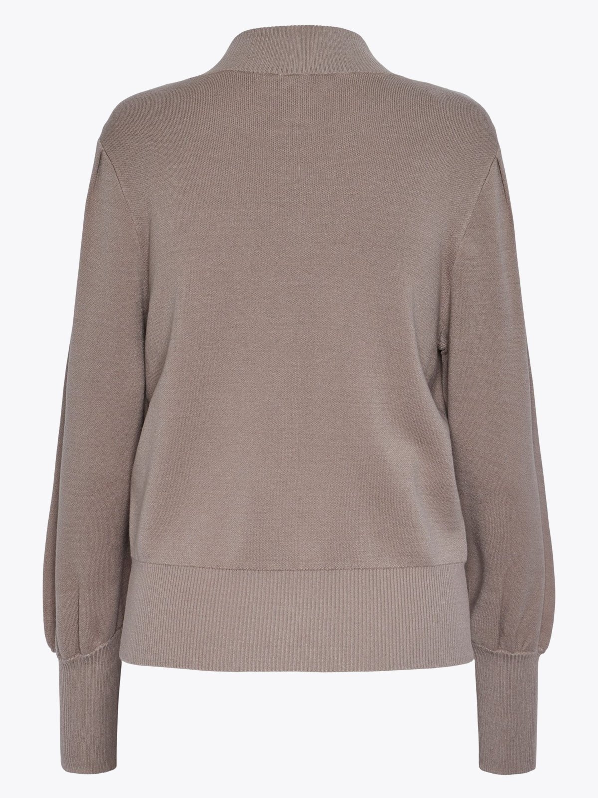 Y.A.S Fonny Long Sleeve Knit Pullover Fungi