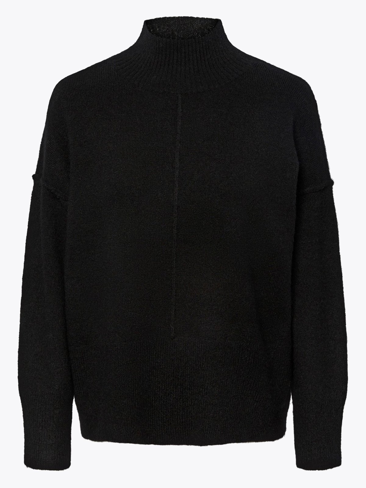 Y.A.S Balis Long Sleeve High Neck Knit Black