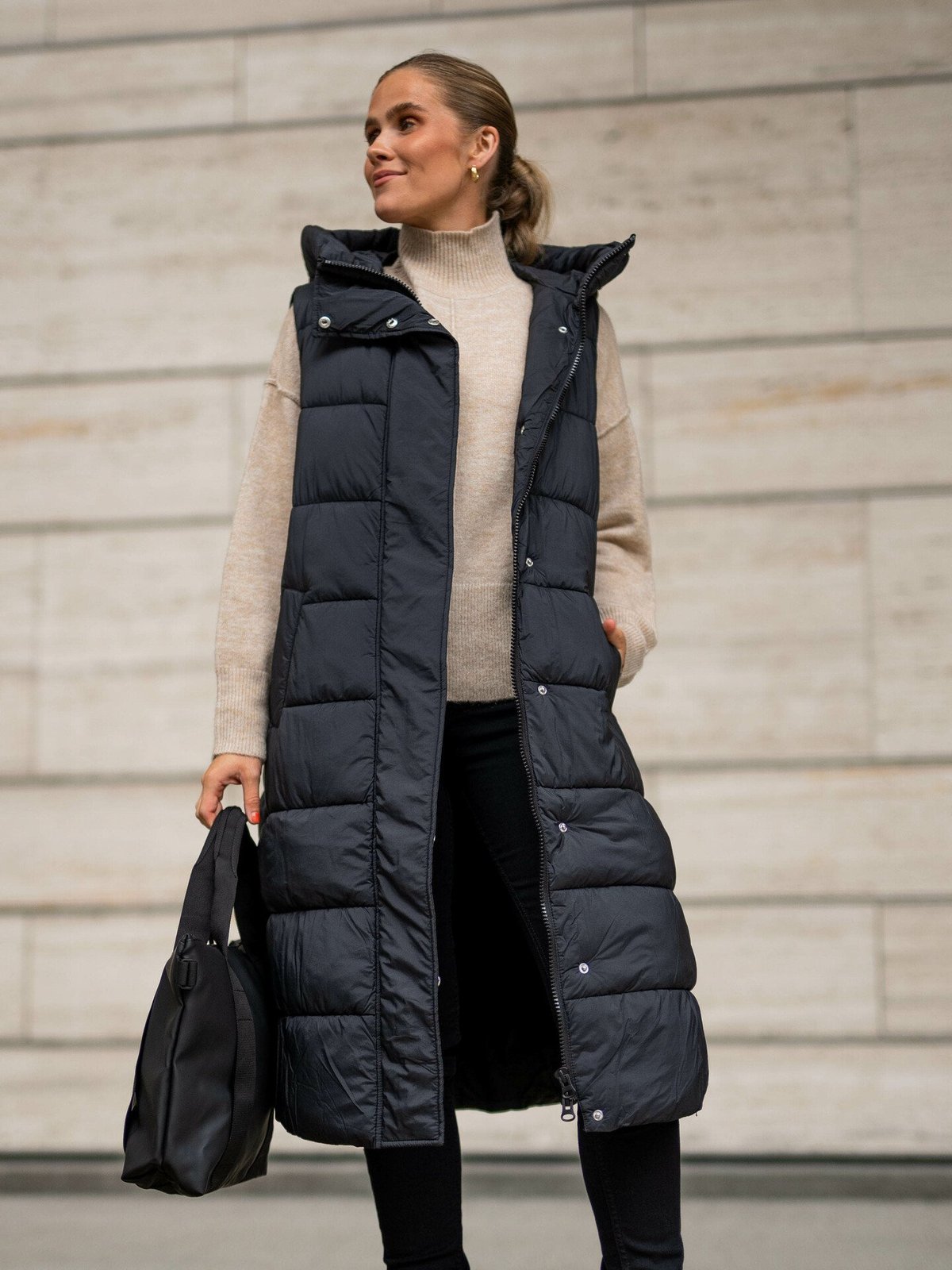 Y.A.S Balis Long Sleeve High Neck Knit Nomad