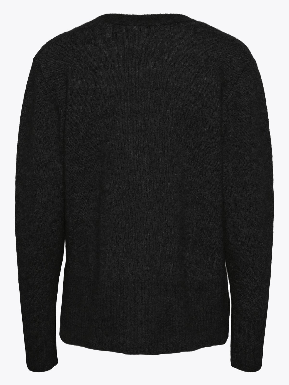 Y.A.S Nello Long Sleeve Knit Cardigan Black