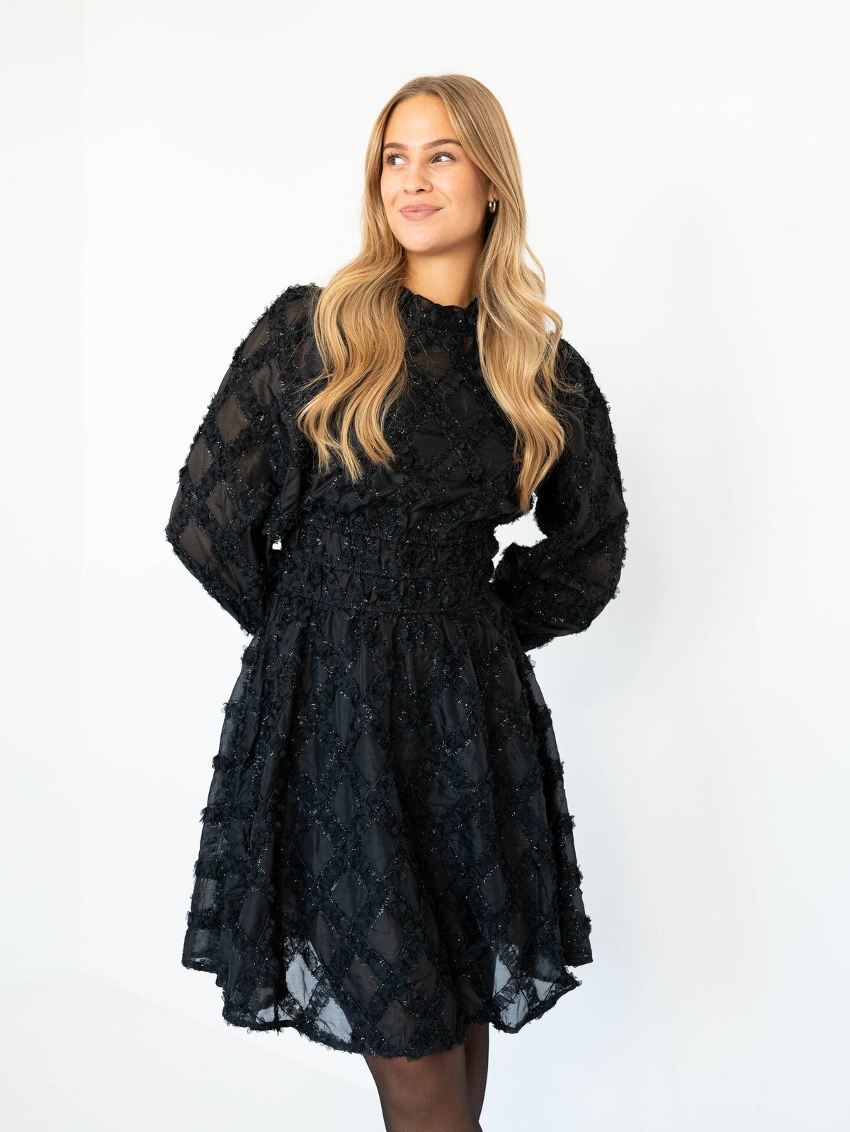 Y.A.S Harlie Long Sleeve Dress Black