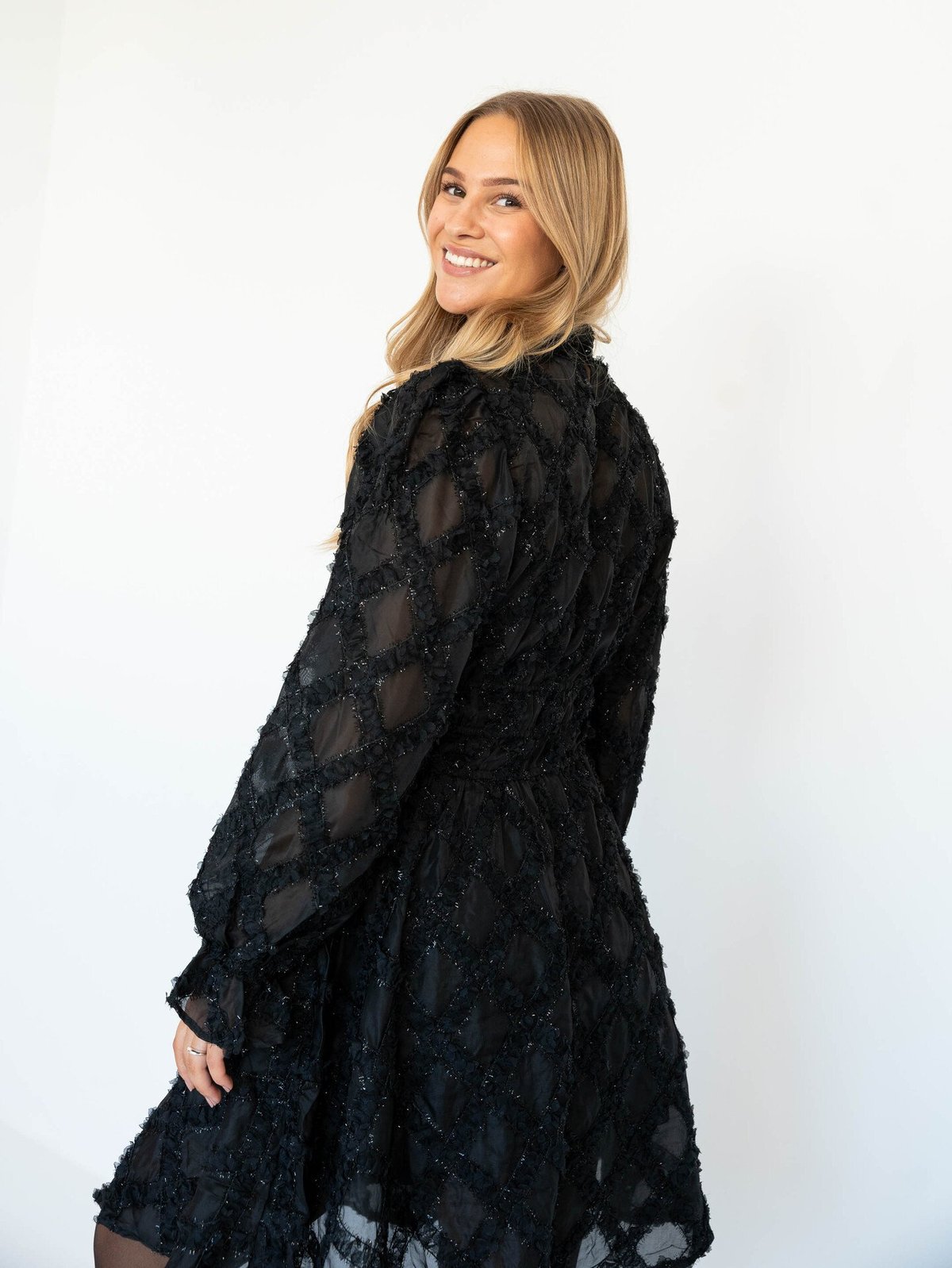 Y.A.S Harlie Long Sleeve Dress Black