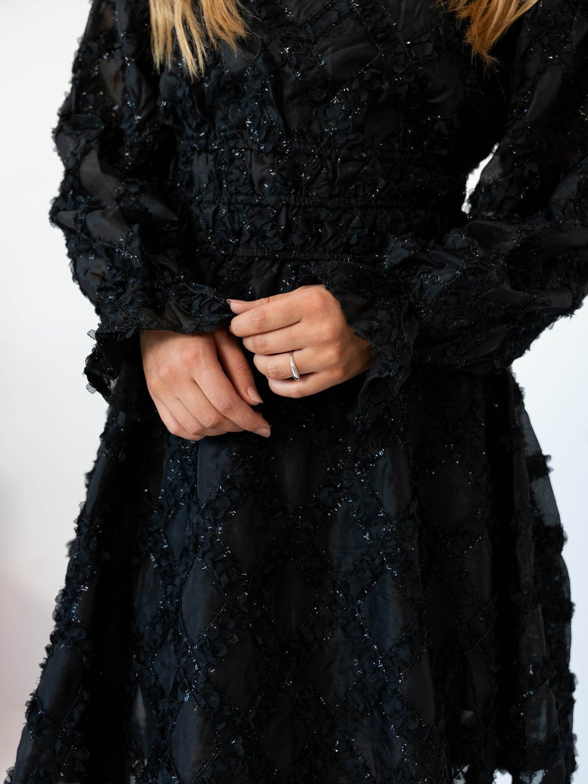 Y.A.S Harlie Long Sleeve Dress Black