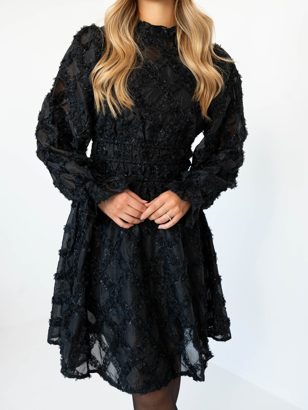 Y.A.S Harlie Long Sleeve Dress Black