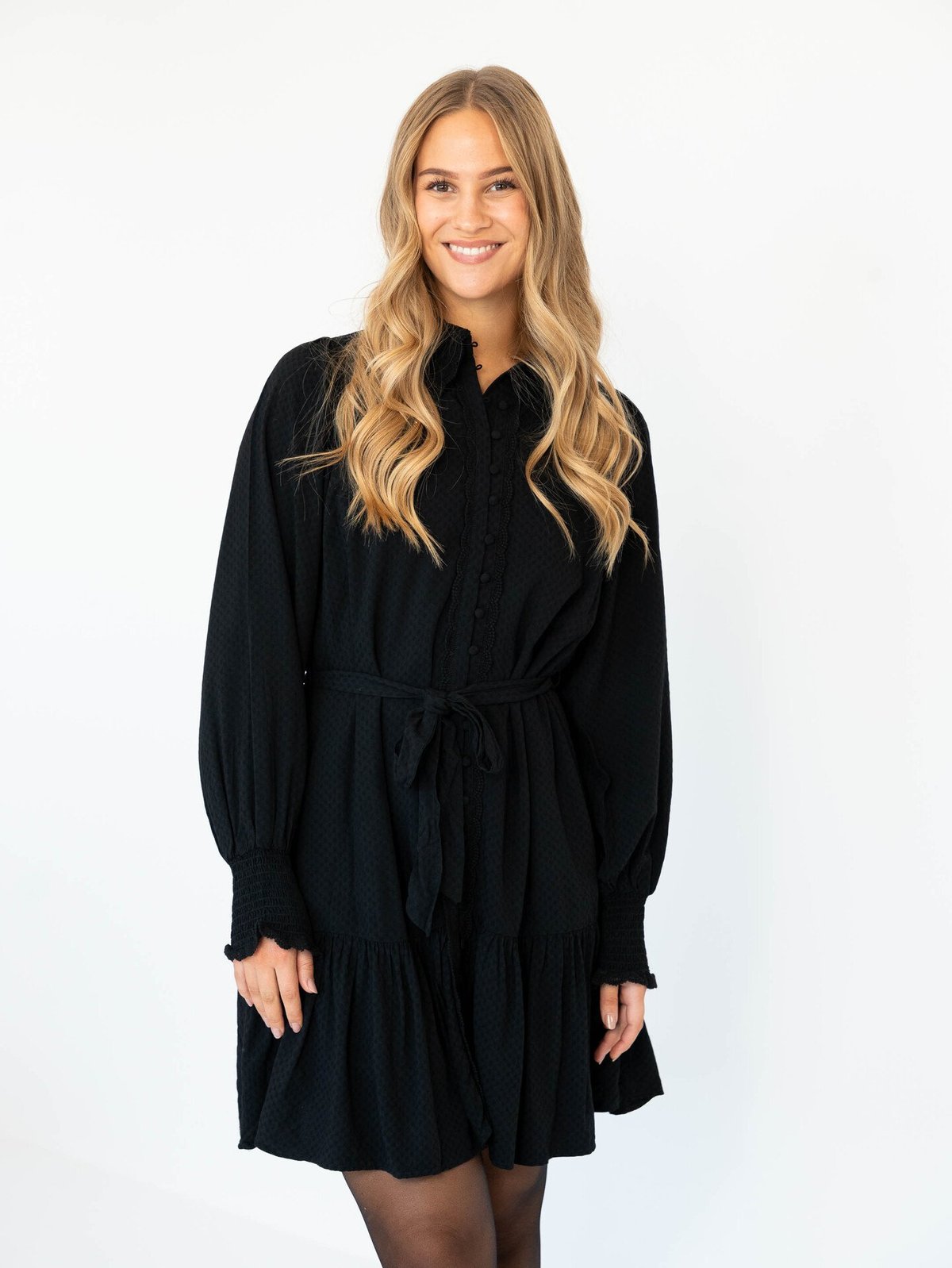 Y.A.S Tilera Shirt Dress Black