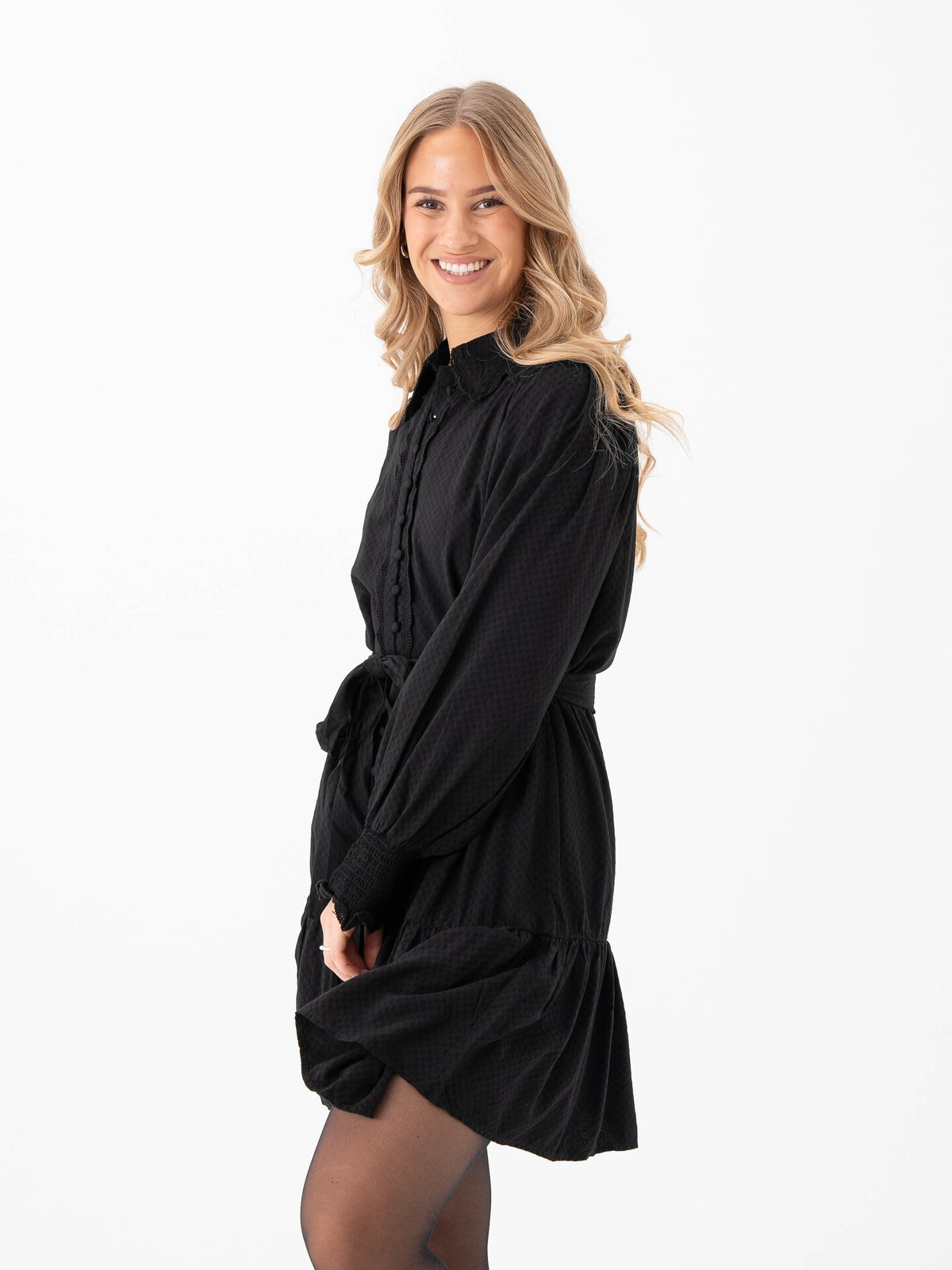 Y.A.S Tilera Shirt Dress Black