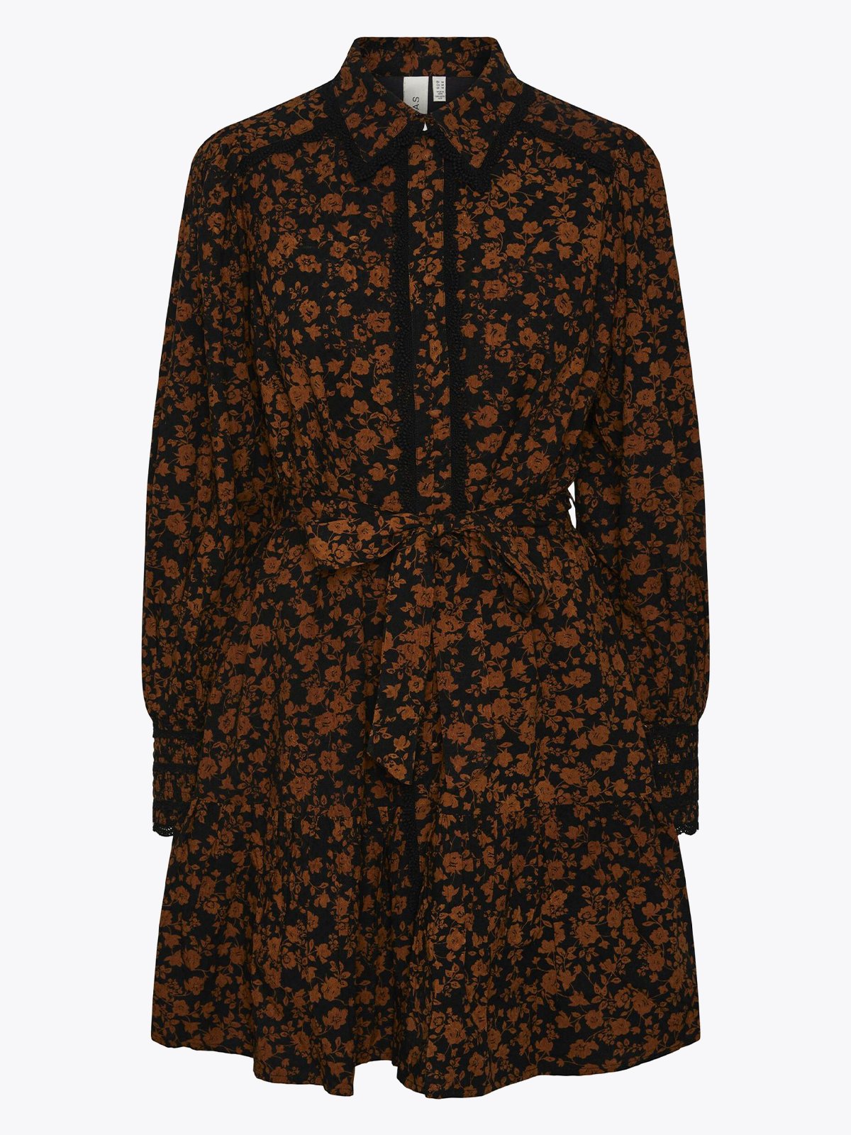 Y.A.S Tilera Shirt Dress Black