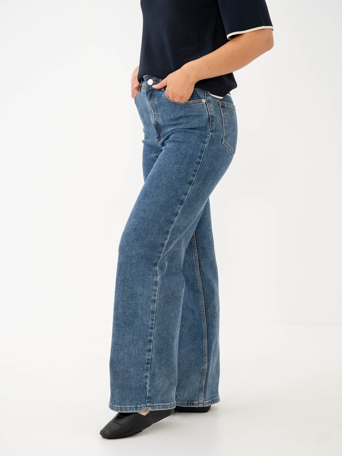 Y.A.S Dolma High Waist Jeans Light Blue Denim