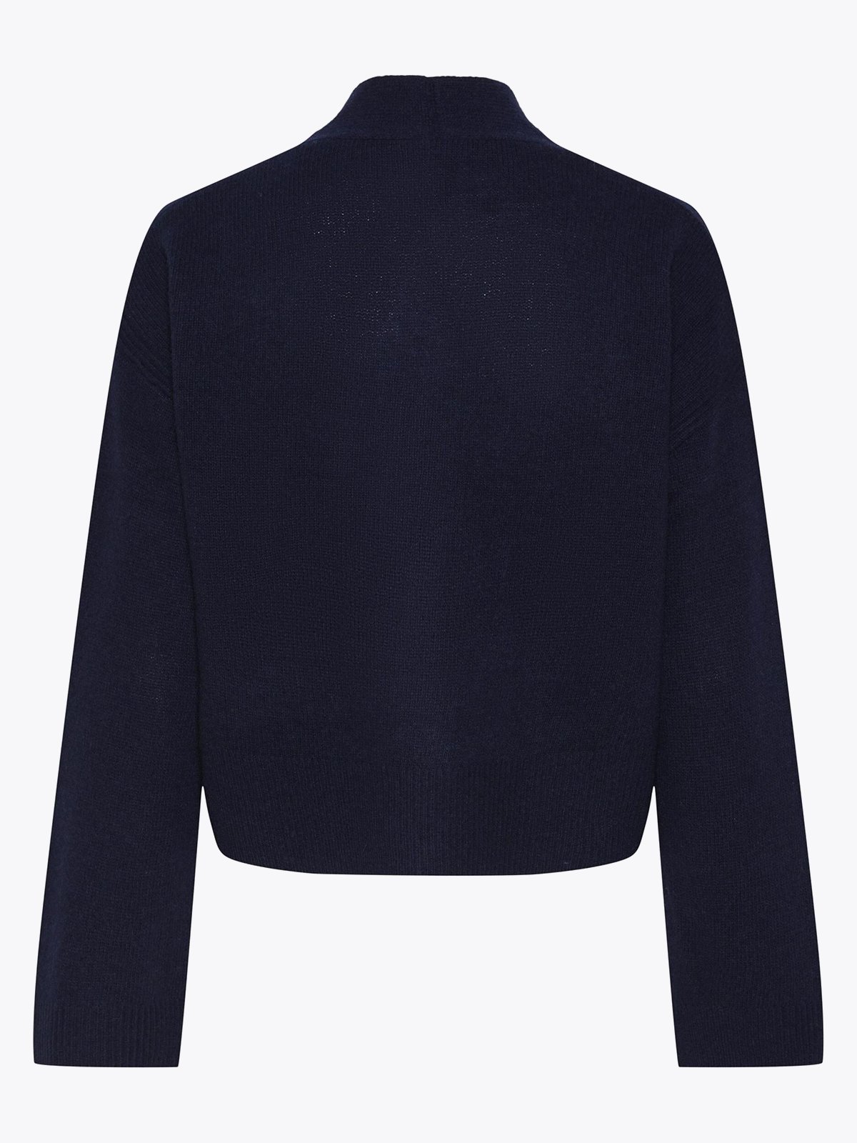 Y.A.S Frido Long Sleeve Wide Knit Cardigan Night Sky