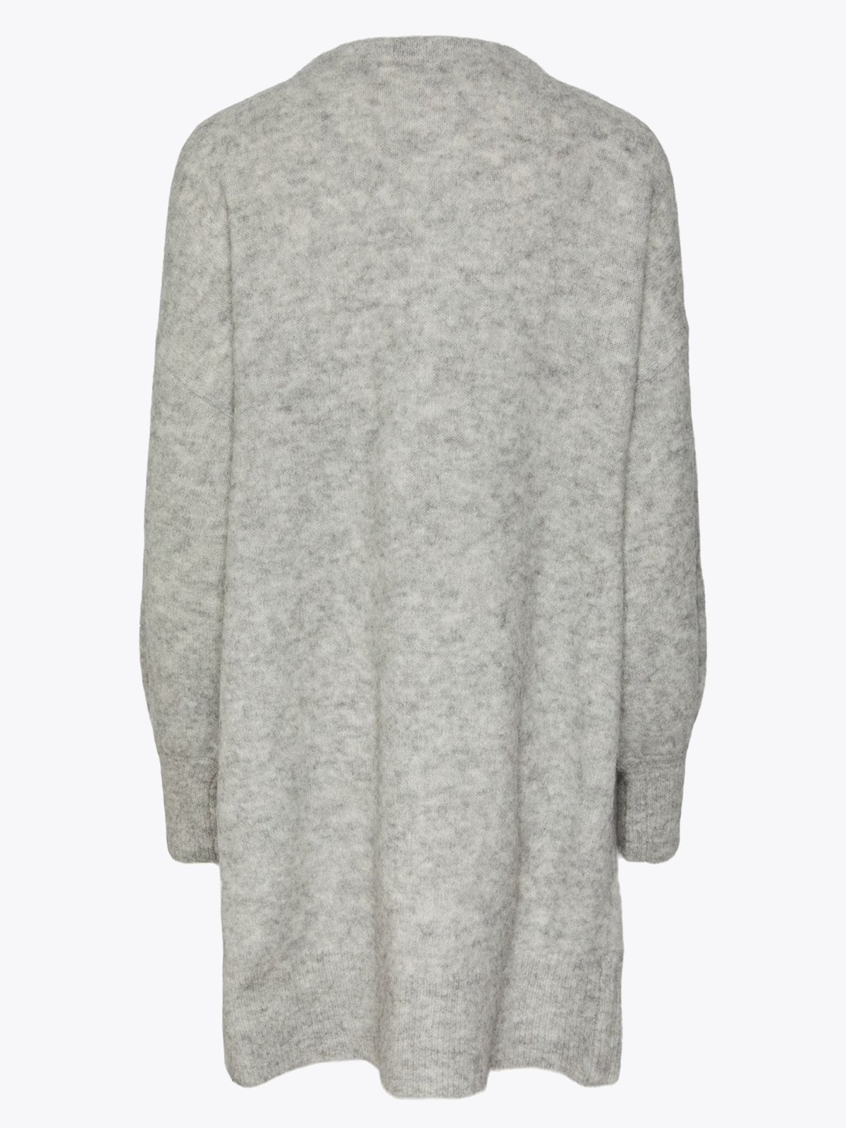 Y.A.S Norla Long Cardigan Light Grey Melange