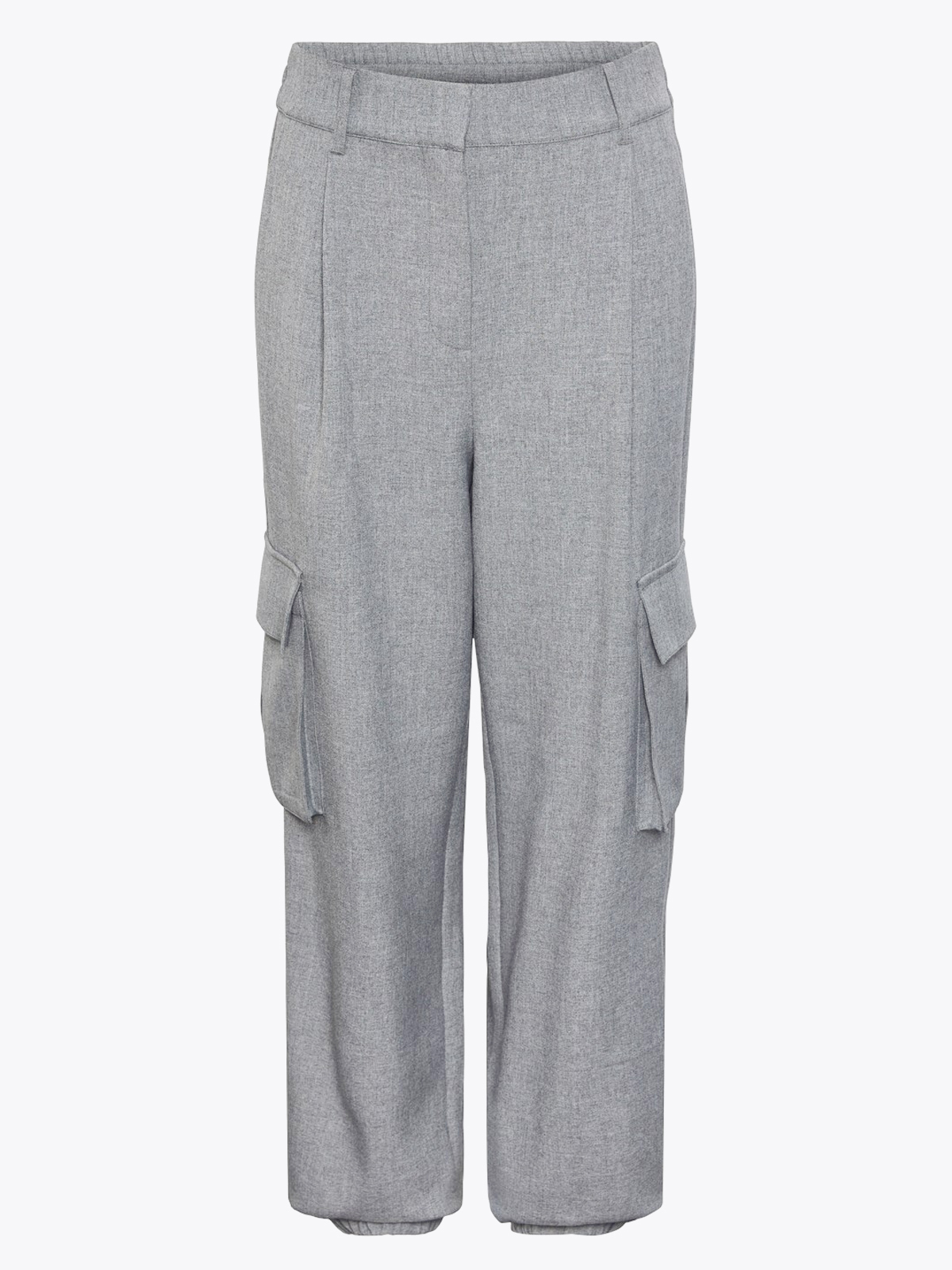 Y.A.S Alvas HMW Pant Medium Grey Melange