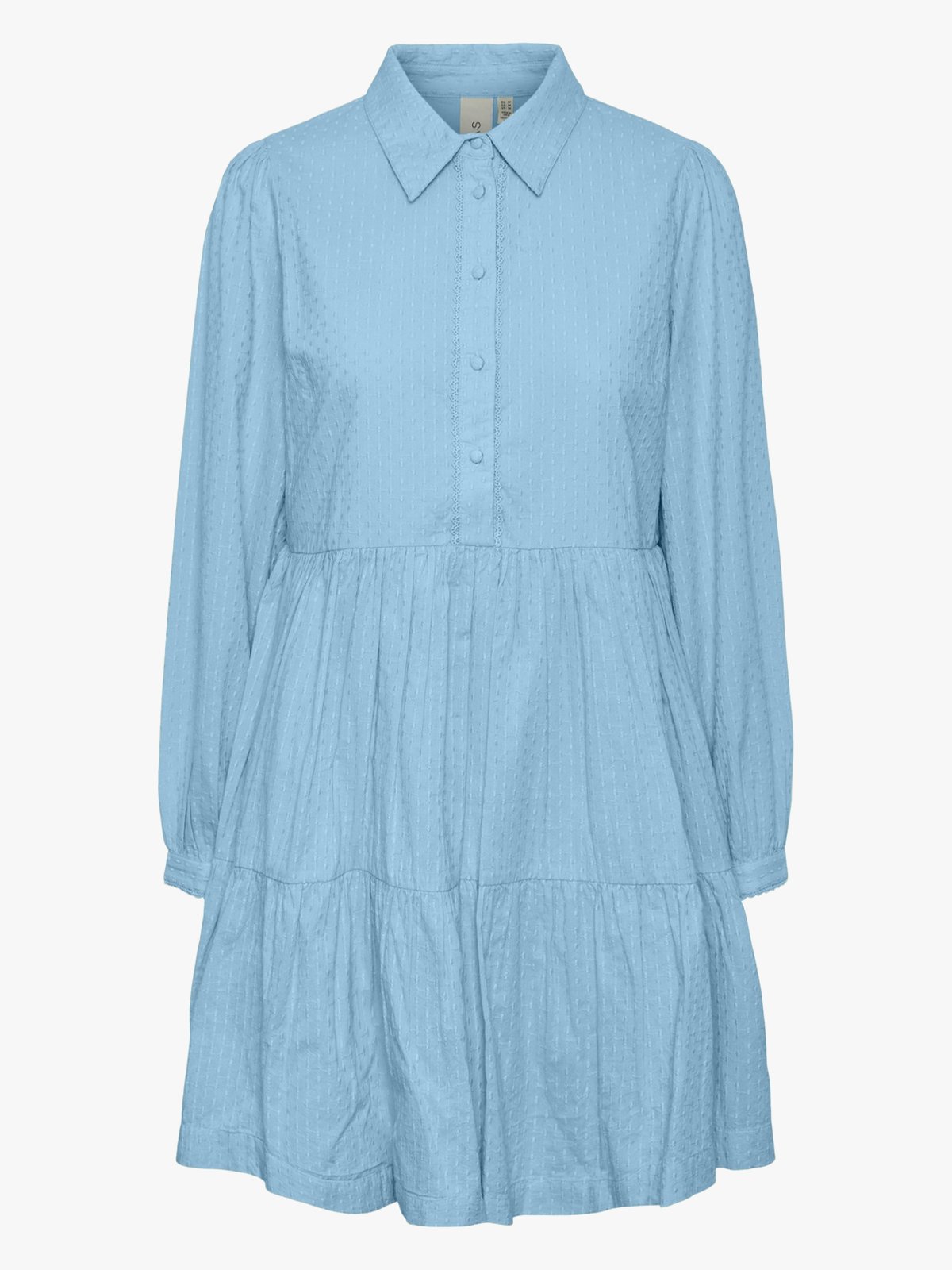 Y.A.S Tia Long Sleeve Dress Clear Sky