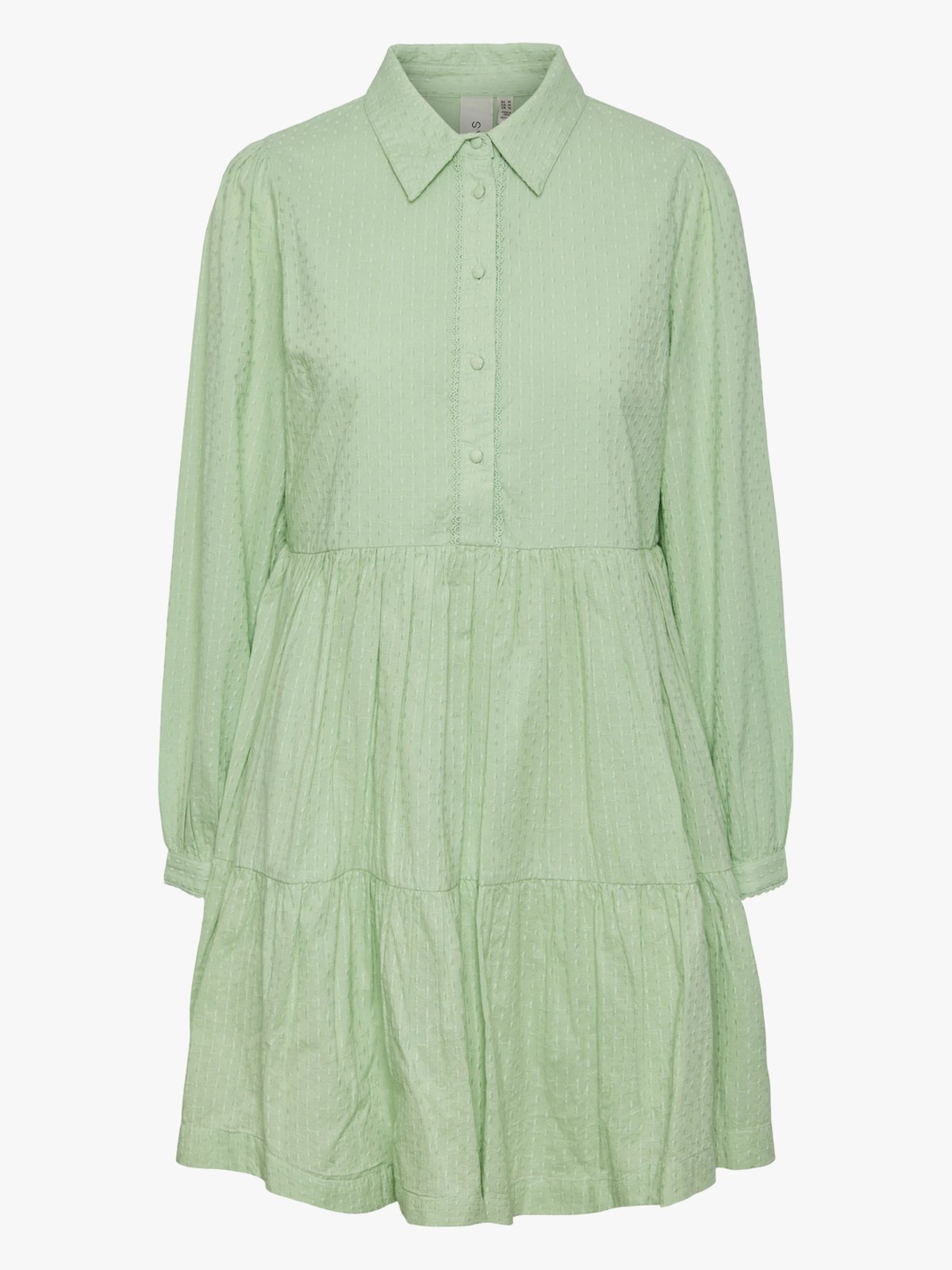 Y.A.S Tia Long Sleeve Dress Grønn