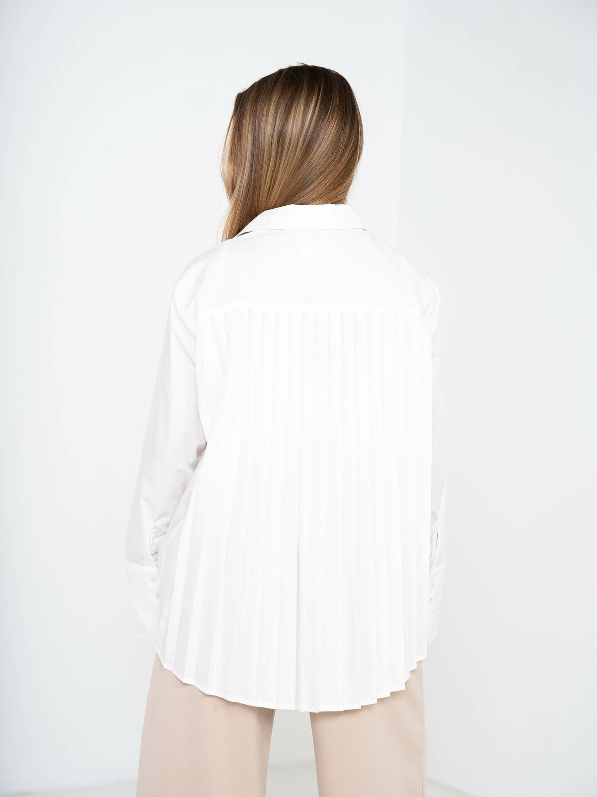 Y.A.S Roya Long Sleeve Shirt Star White