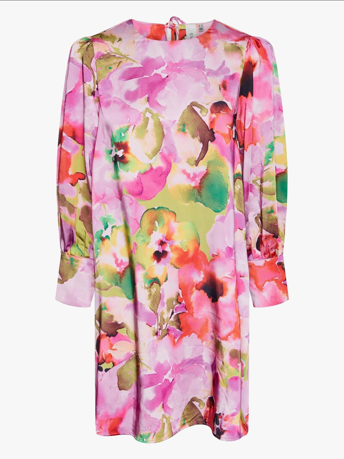 Y.A.S Lingo Long Sleeve Dress Pastel Lavender Lingo print