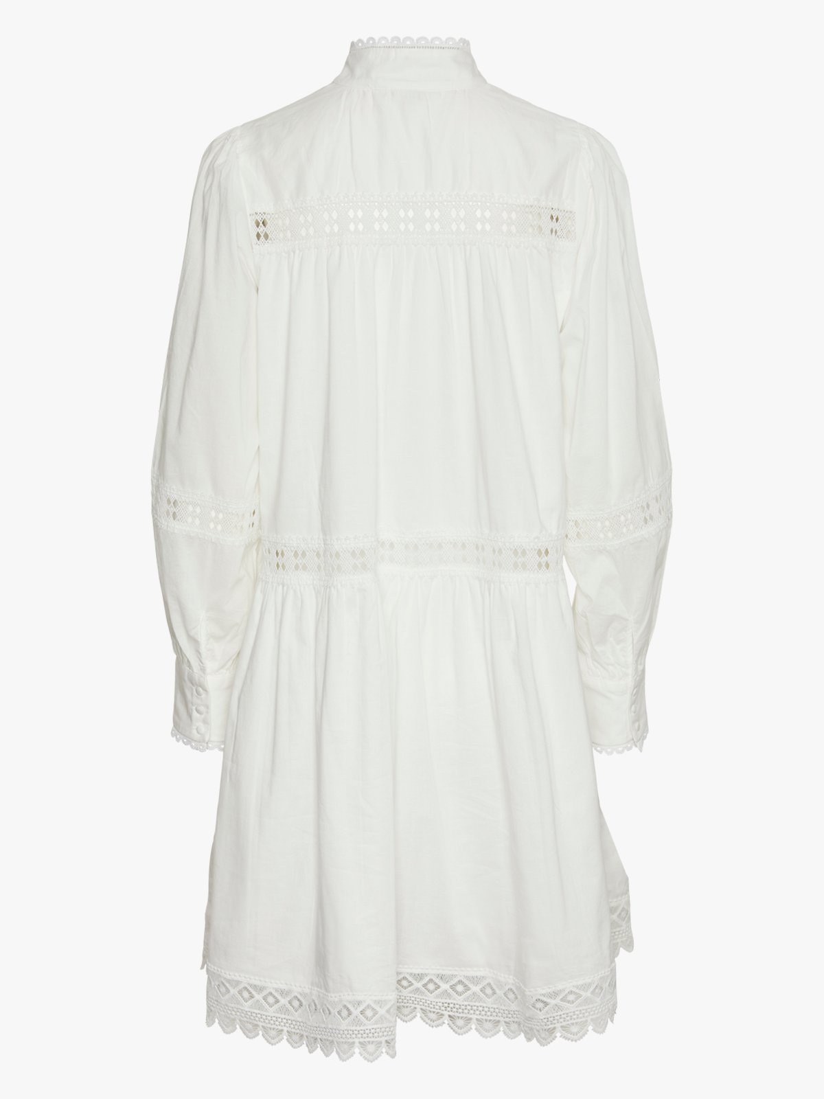Y.A.S Vicca Long Sleeve Dress Star White