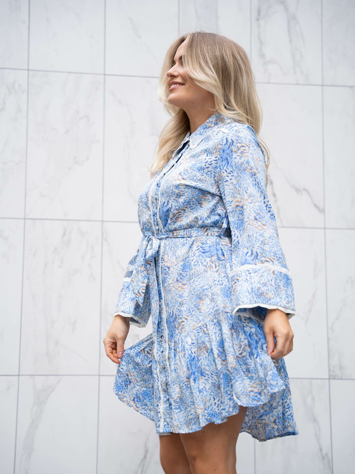 Y.A.S Cumulus 3/4 Shirt Dress Cumulus