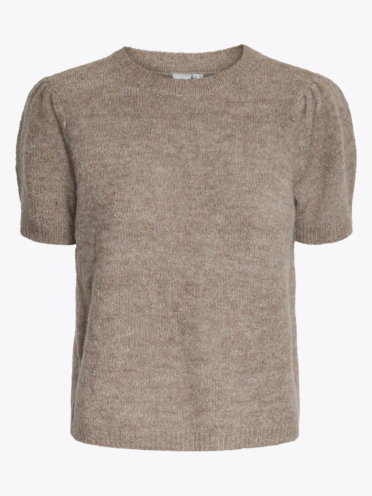 Y.A.S Anne Short Sleeve Knit Pullover Fungi