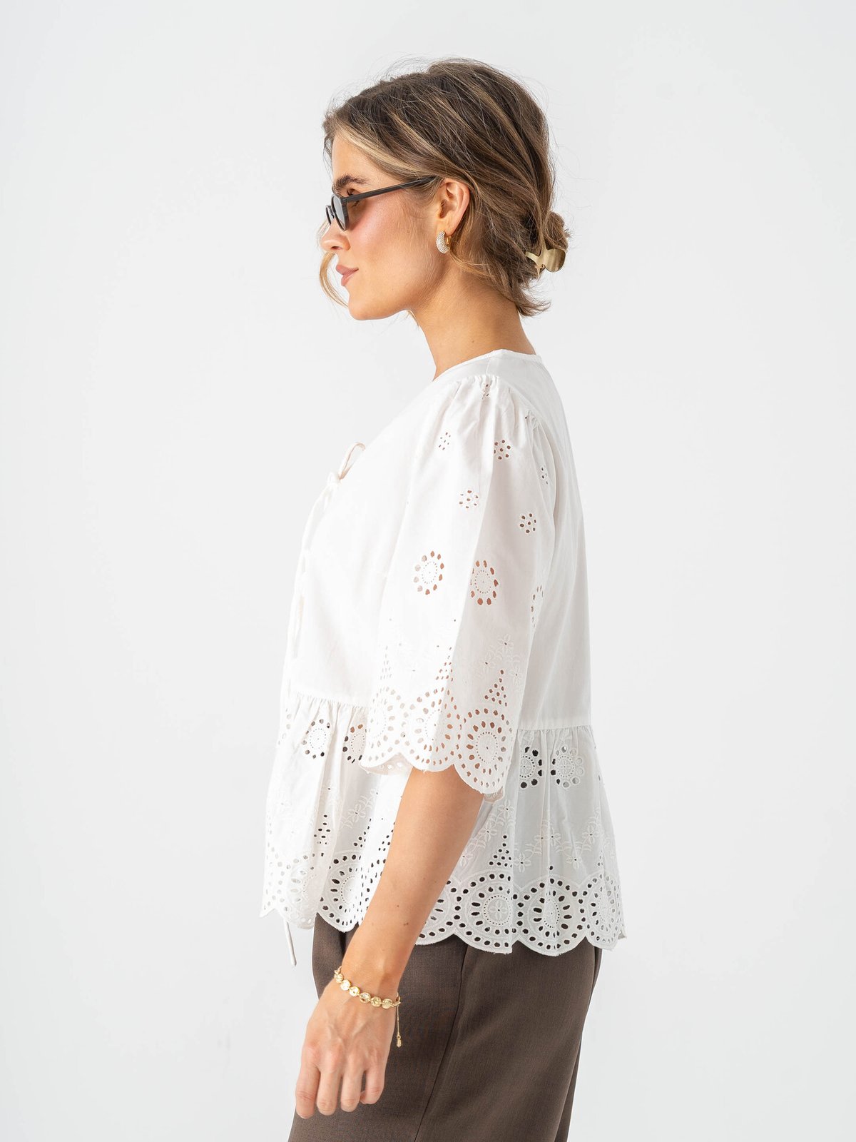 Y.A.S Cornelia 2/4 Tie Top Star White