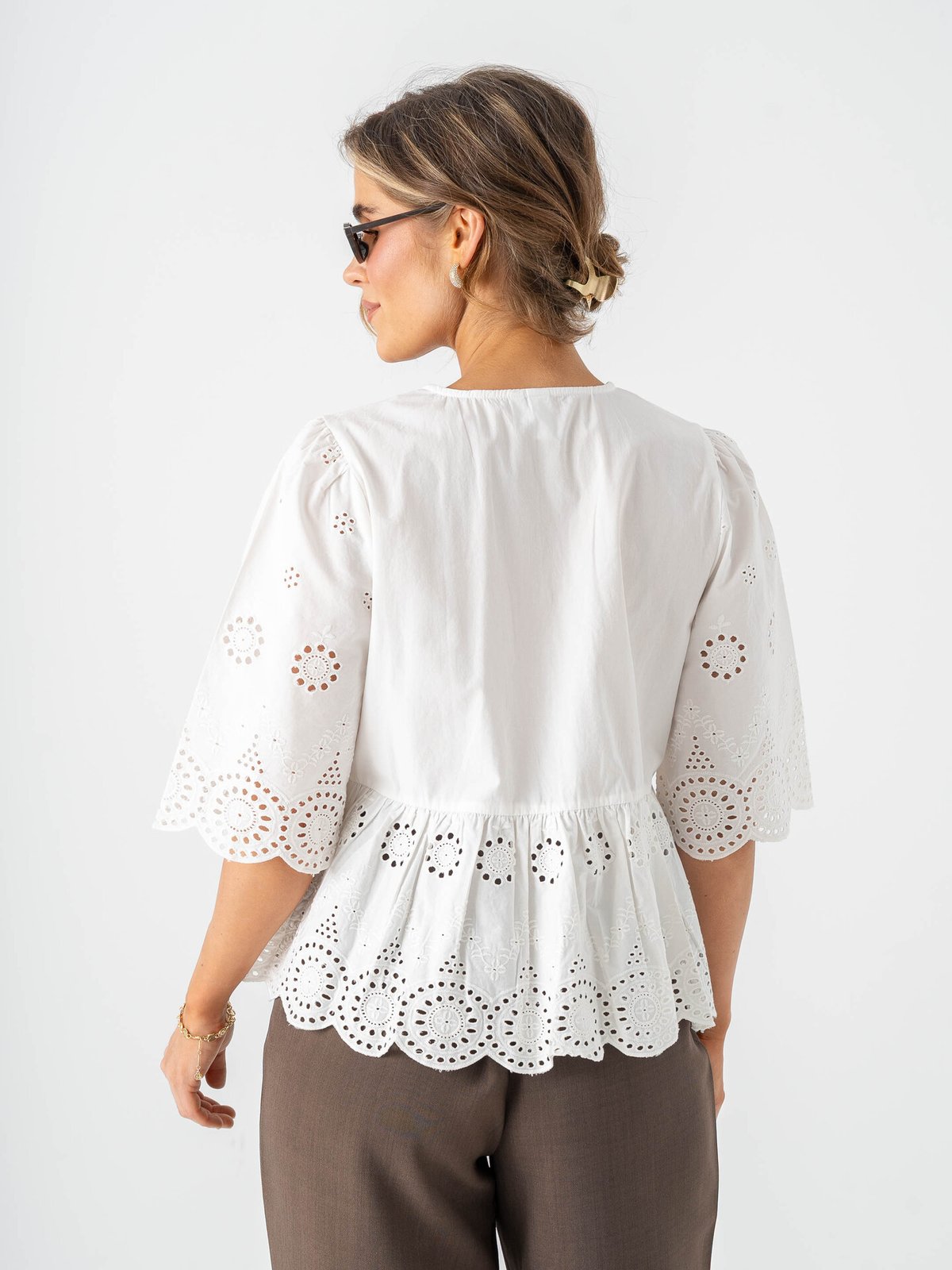 Y.A.S Cornelia 2/4 Tie Top Star White