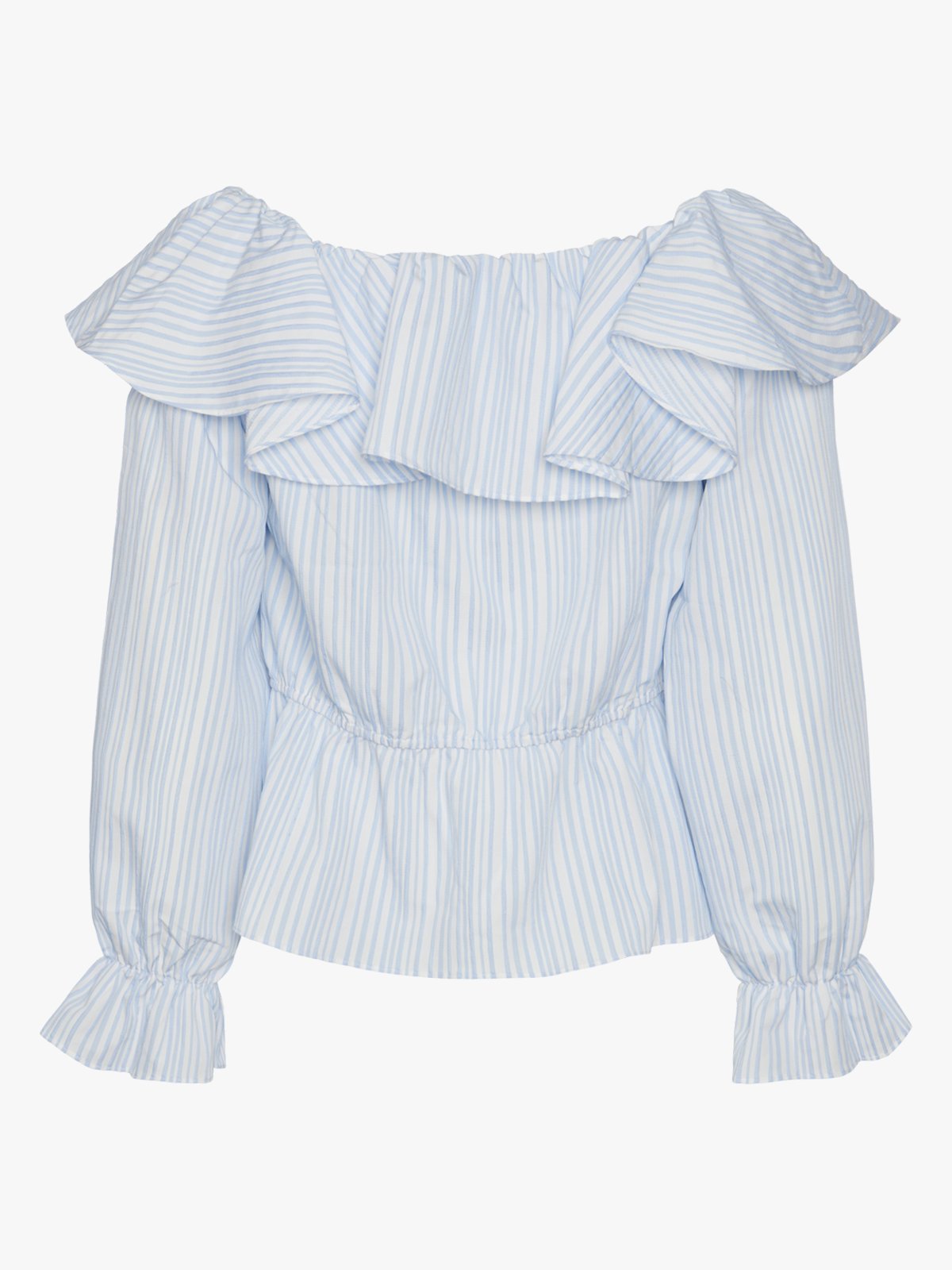 Y.A.S Cala Long Sleeve Os Top White / Stripes