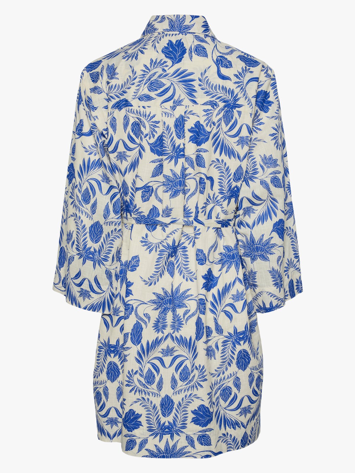 Y.A.S Billie 3/4 Shirt Dress White Pearl