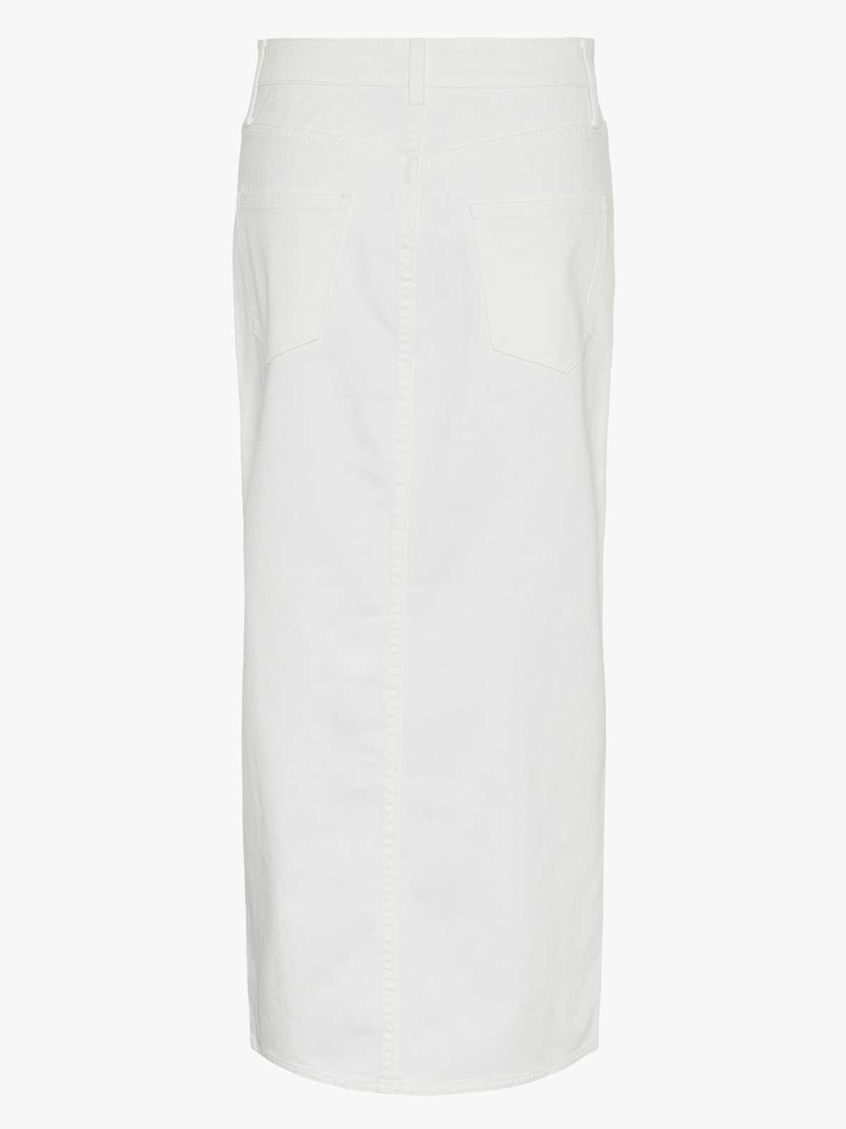 Y.A.S Etty Hmw Ankle Denim Skirt Star White