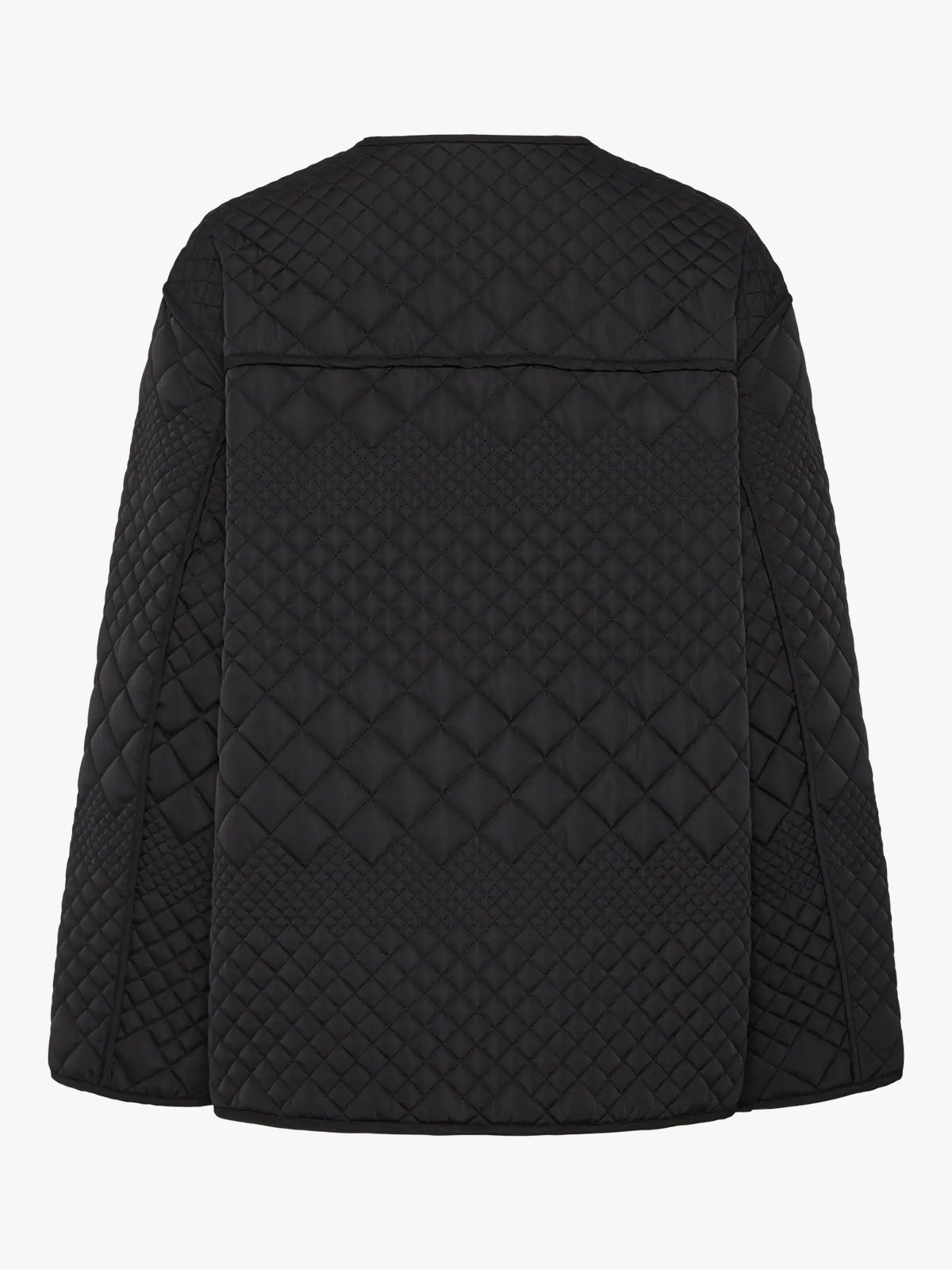 Y.A.S Laurie Long Sleeve Padded Jacket NavyBl Black