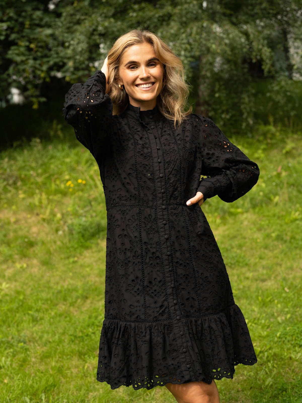 Y.A.S Alessia Dress Black